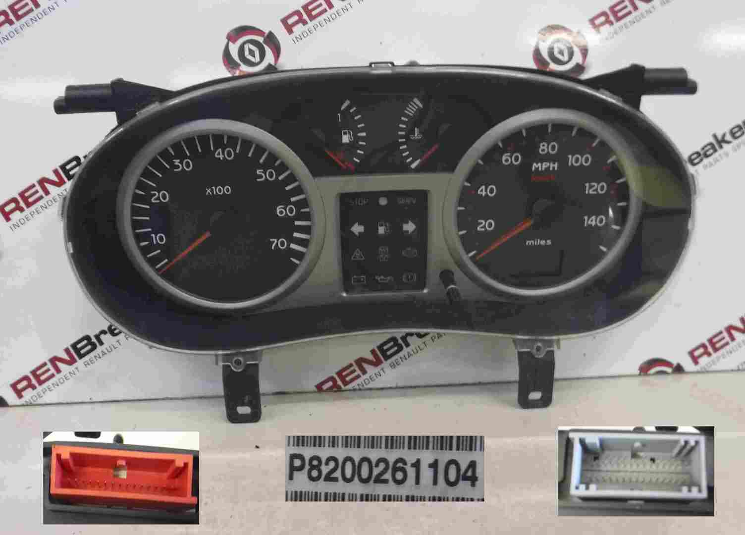 Renault Clio MK2 2001-2006 Instrument Panel Dials Gauges Speedo Clocks 