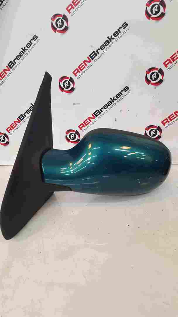 Thumb 3 Renault Clio MK2 2001-2006 Passenger NS Wing Mirror Green TED92