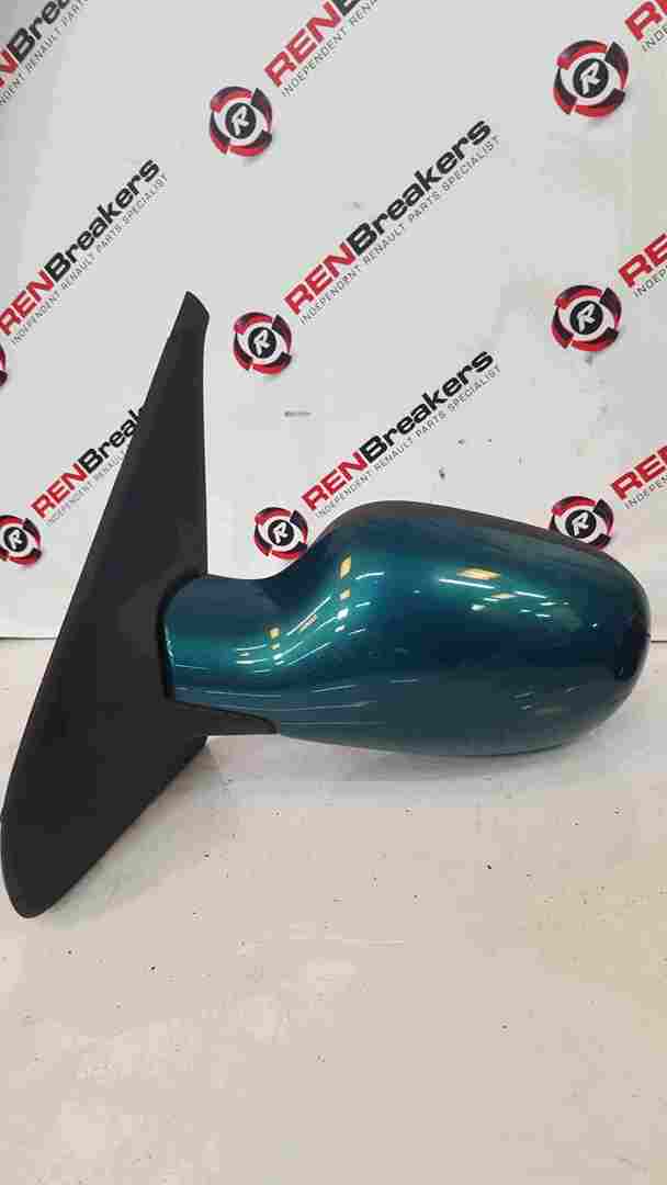 Renault Clio MK2 2001-2006 Passenger NS Wing Mirror Green TED92