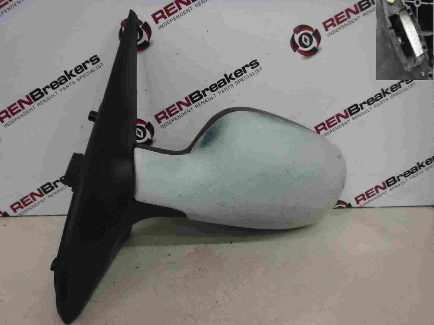 Renault Clio MK2 2001-2006 Passenger NS Wing Mirror Grey Primer