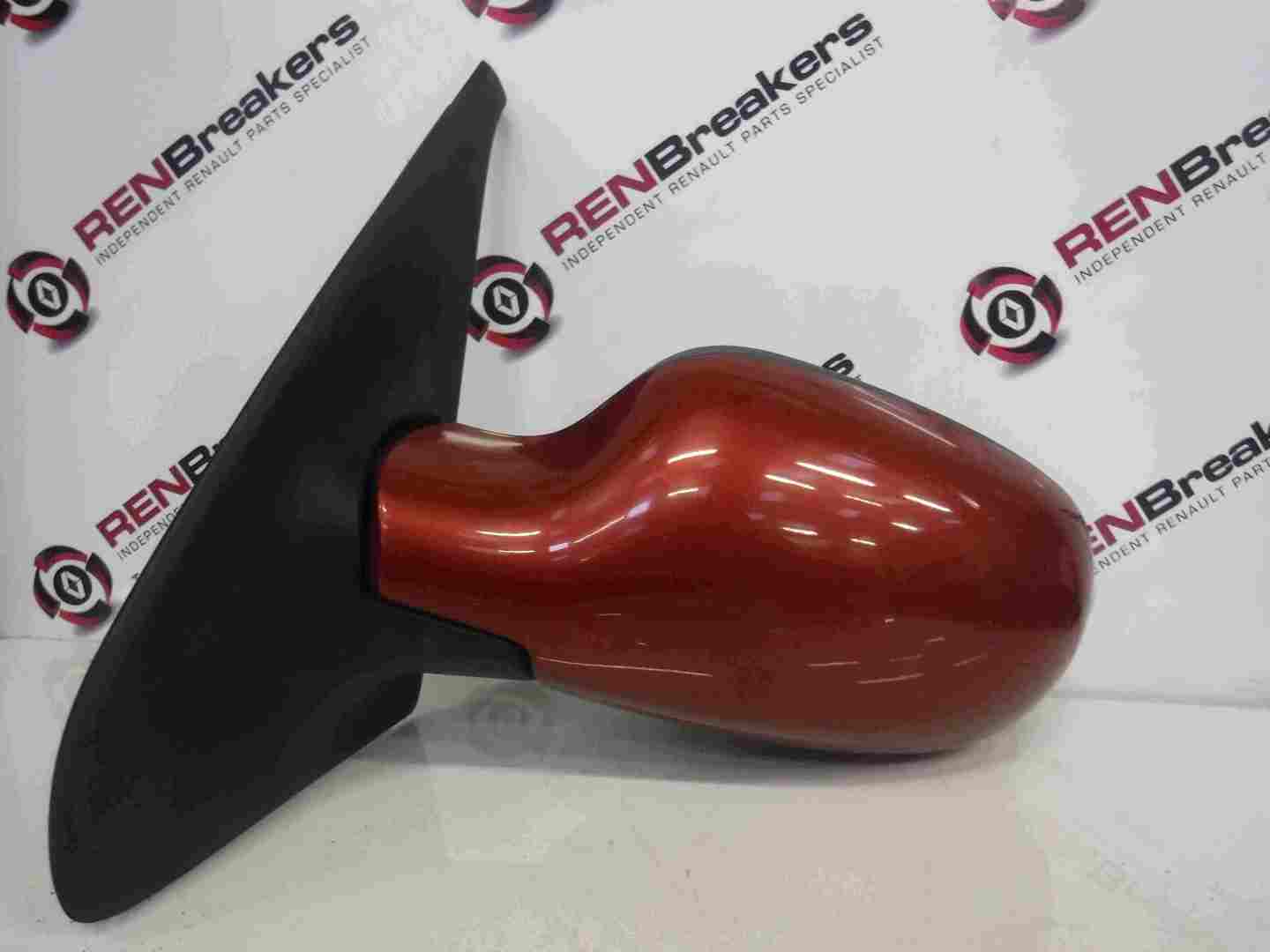 Renault Clio MK2 2001-2006 Passenger NS Wing Mirror Red TEB76