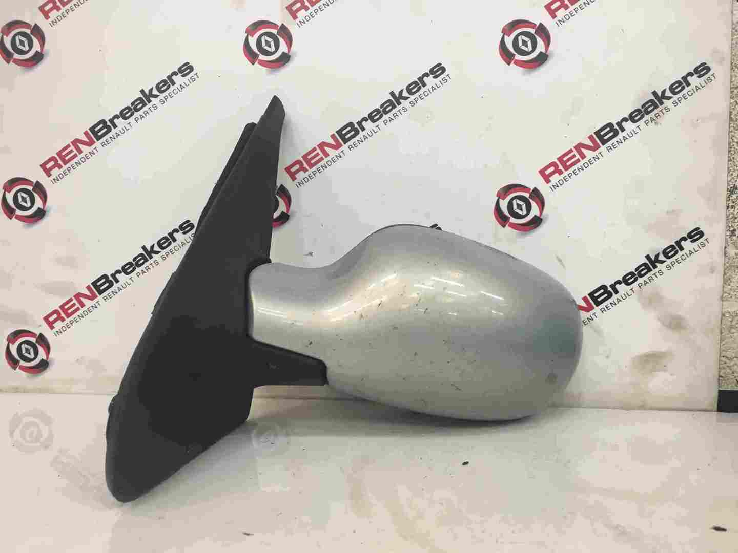 Renault Clio MK2 2001-2006 Passenger NS Wing Mirror Silver 632