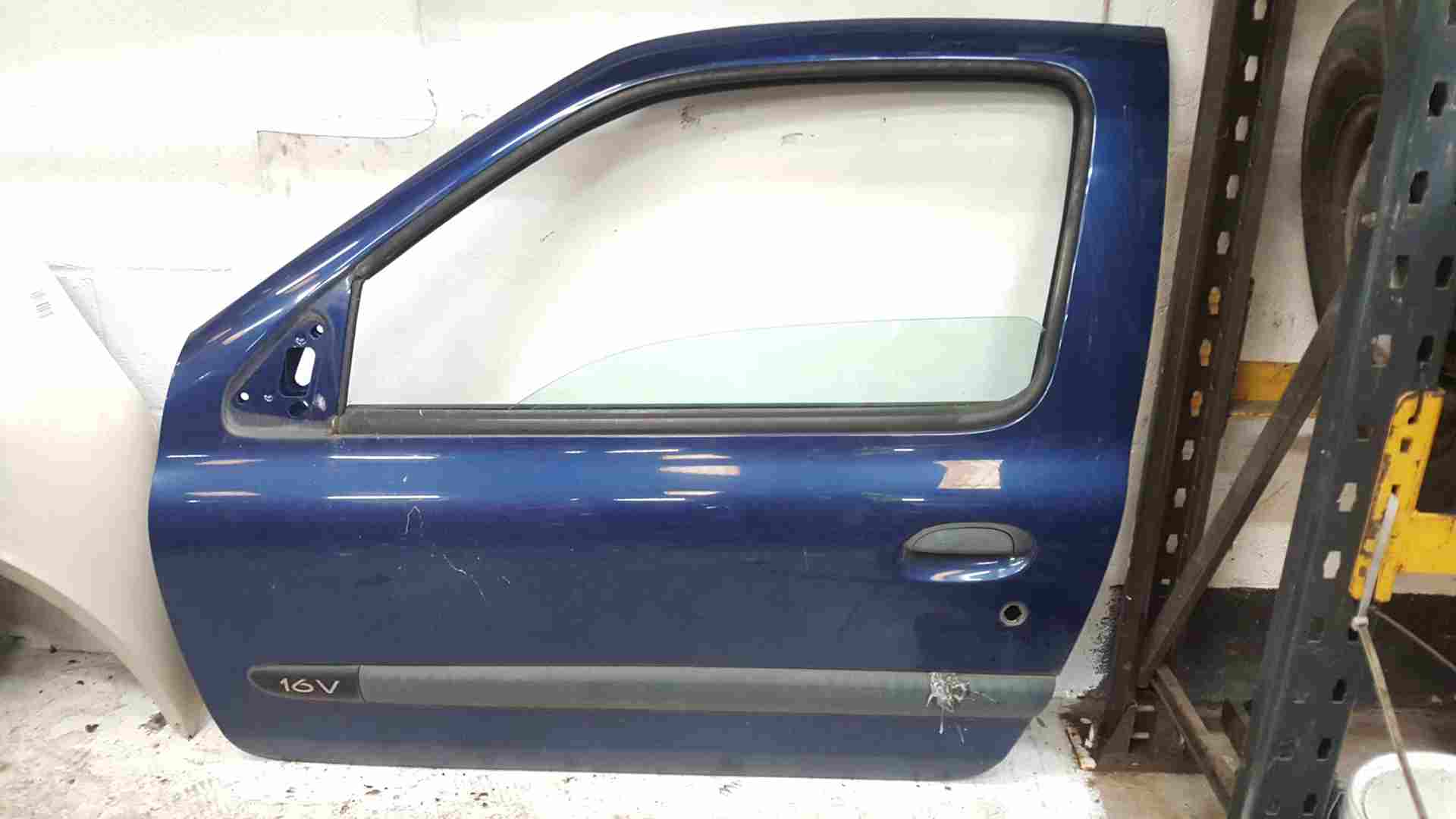 Renault Clio MK2 2001-2006 Passenger NSF Front 3Dr Door Blue Ted44