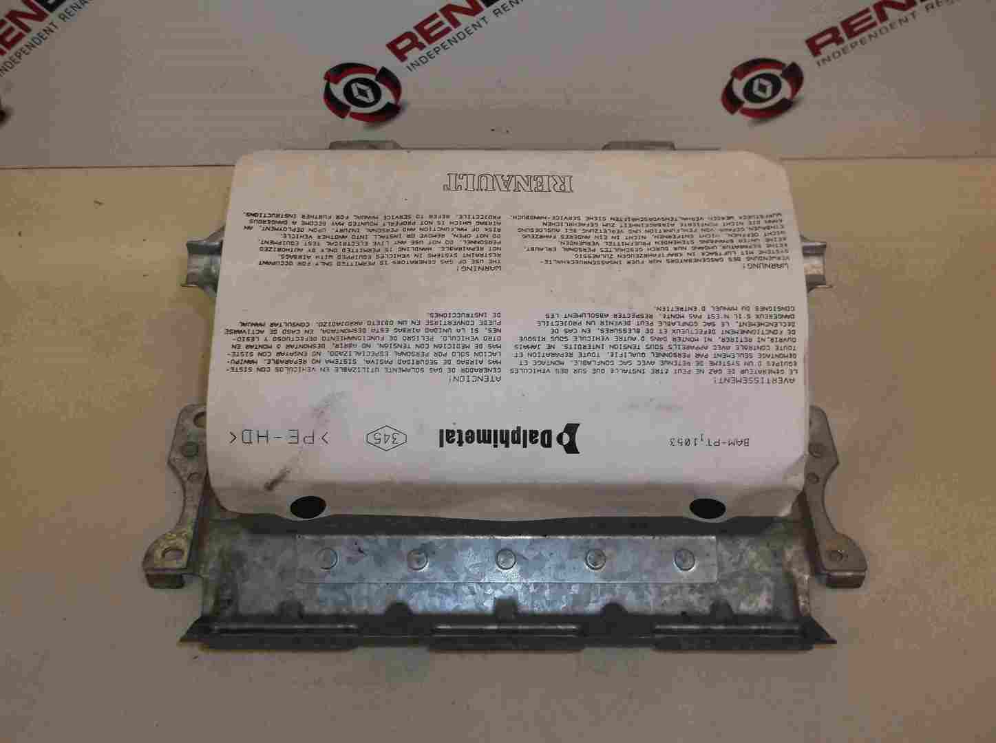 Renault Clio MK2 2001-2006 Passenger NSF Front Dashboard Airbag 8200238147