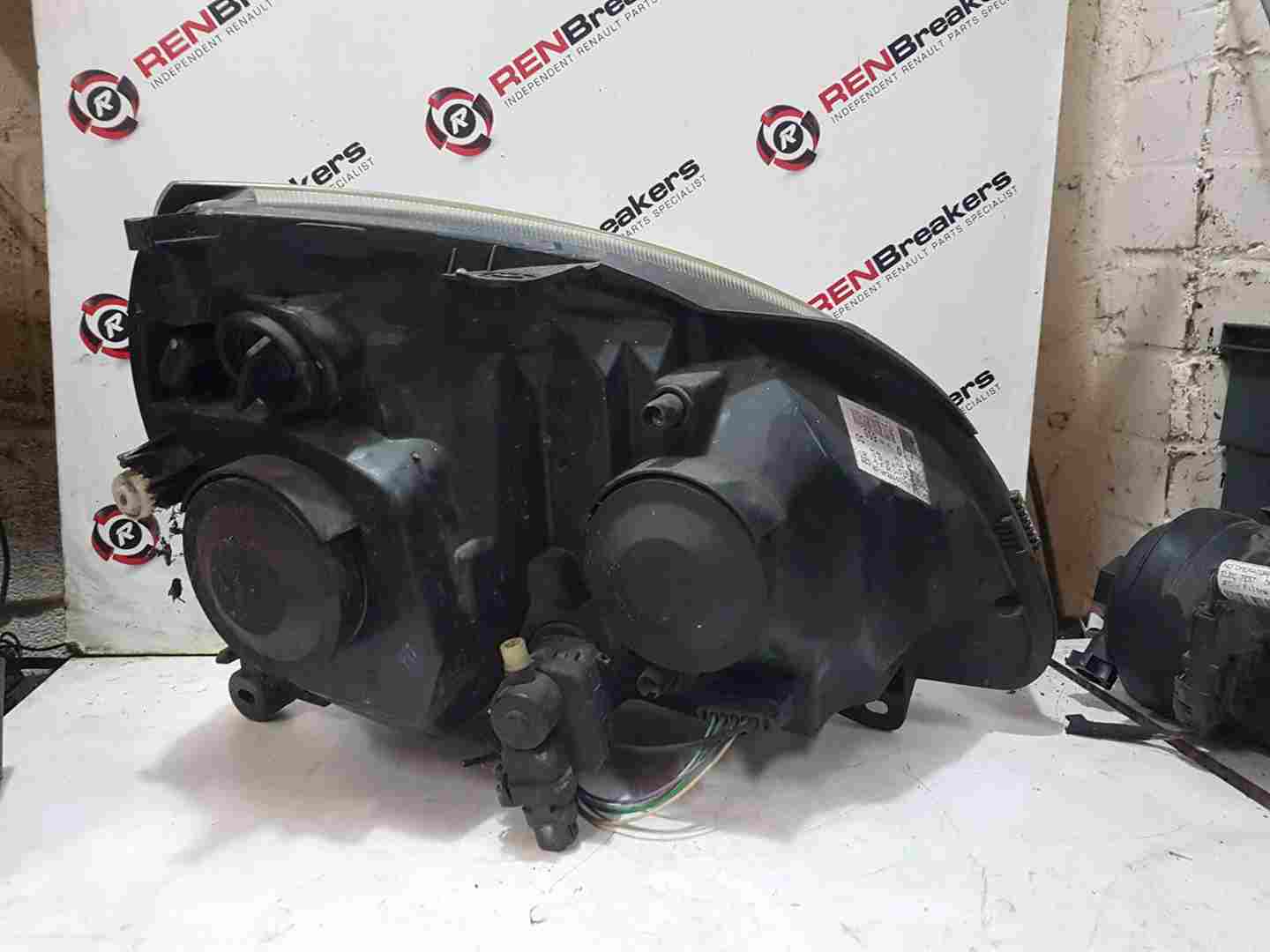 Thumb 8 Renault Clio MK2 2001-2006 Passenger NSF Front Headlight Grey Cloudy 8200478986