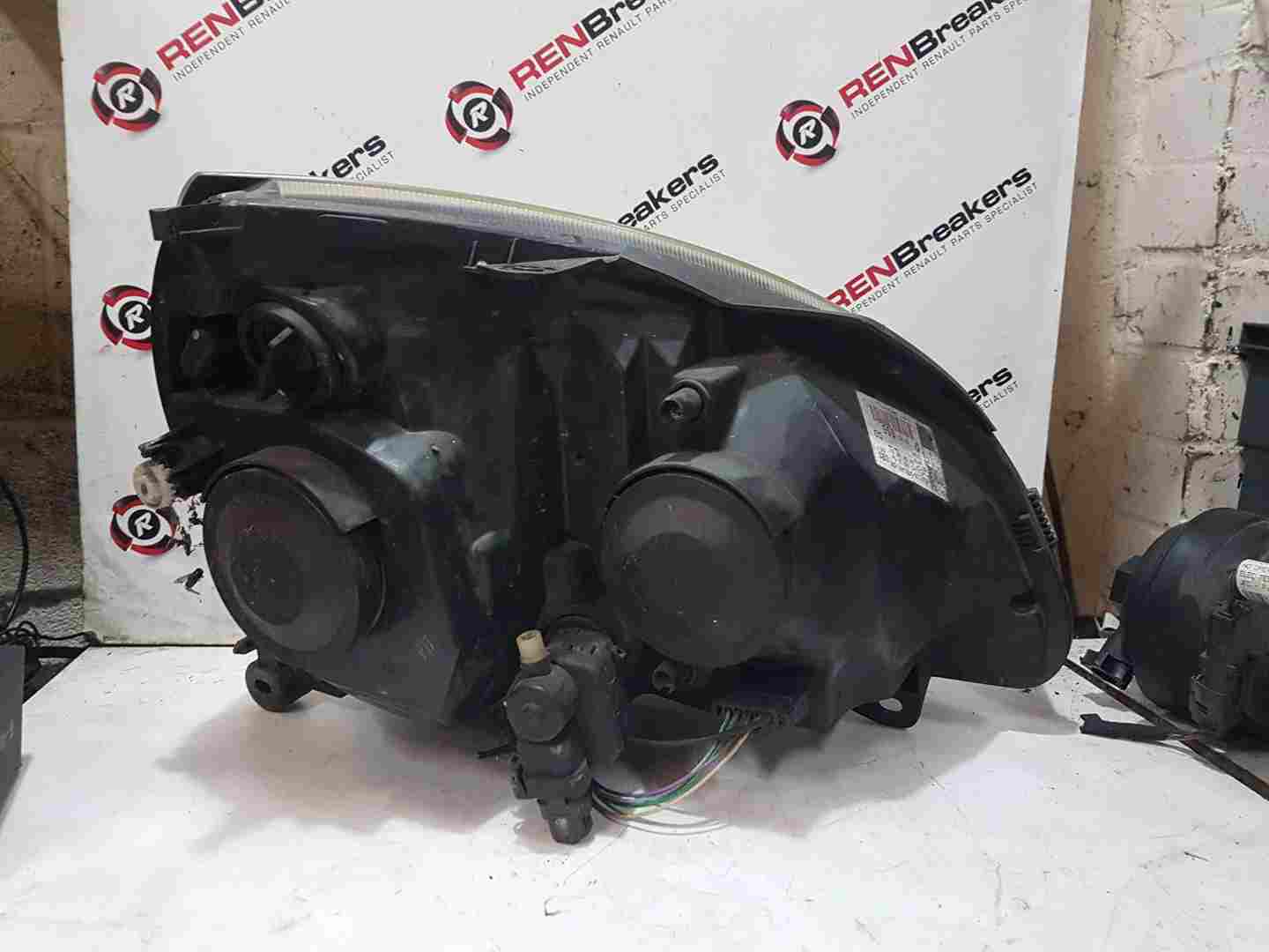 Thumb 9 Renault Clio MK2 2001-2006 Passenger NSF Front Headlight Grey Cloudy 8200478986