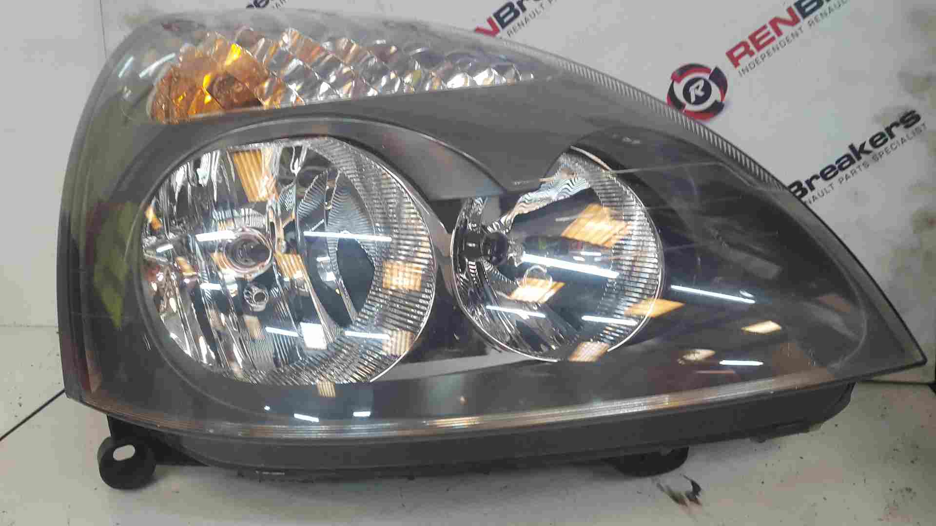 Thumb 4 Renault Clio MK2 2001-2006 Passenger NSF Front Headlight Grey Grade A
