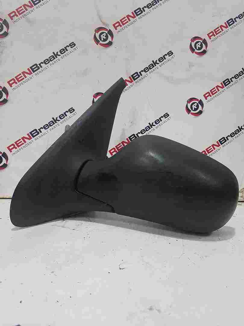 Renault Clio MK2 2001-2006 Passenger NSF Front Wing Mirror Black