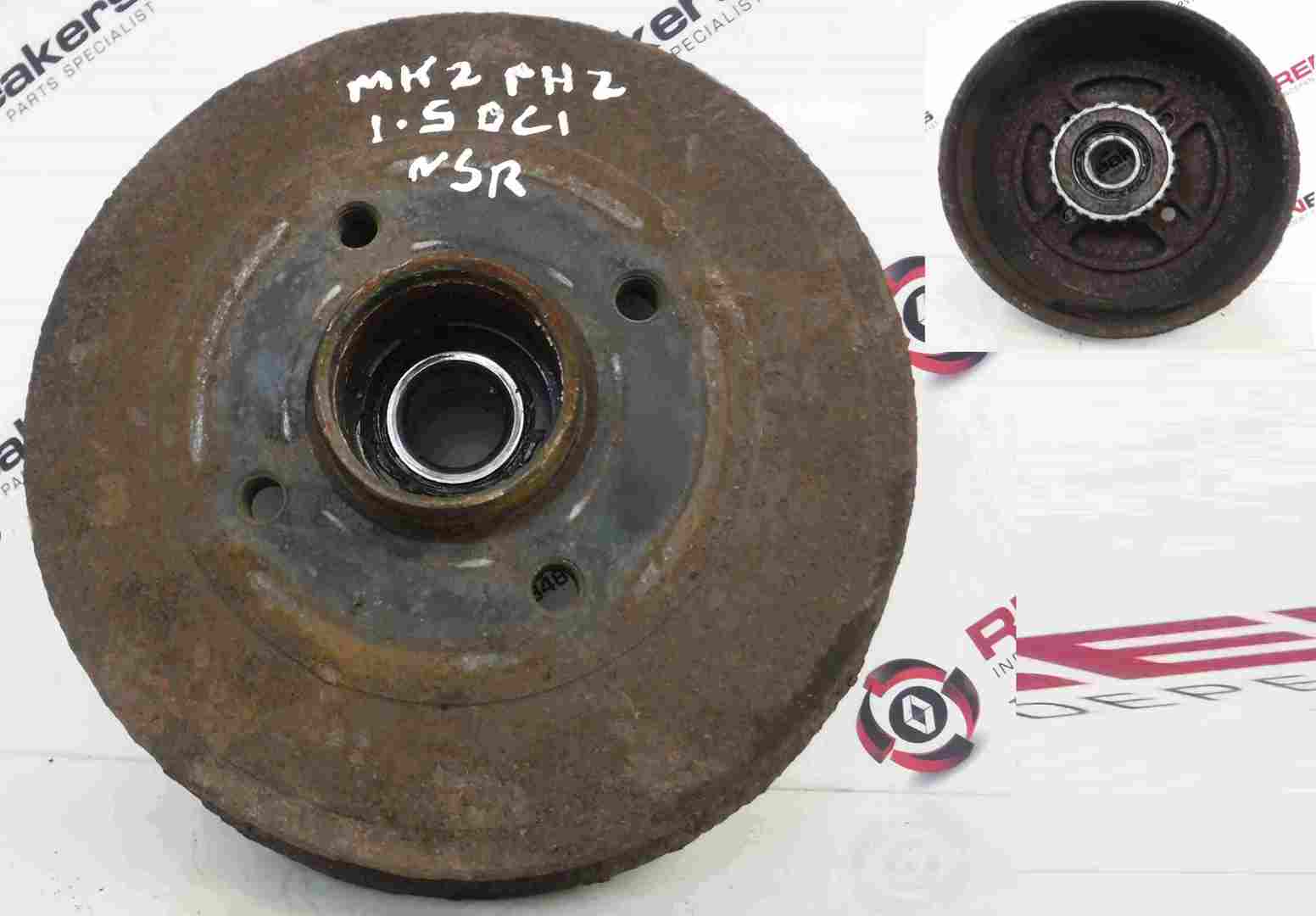 Renault Clio MK2 2001-2006 Passenger NSR Rear Drum Tooth Driven ABS