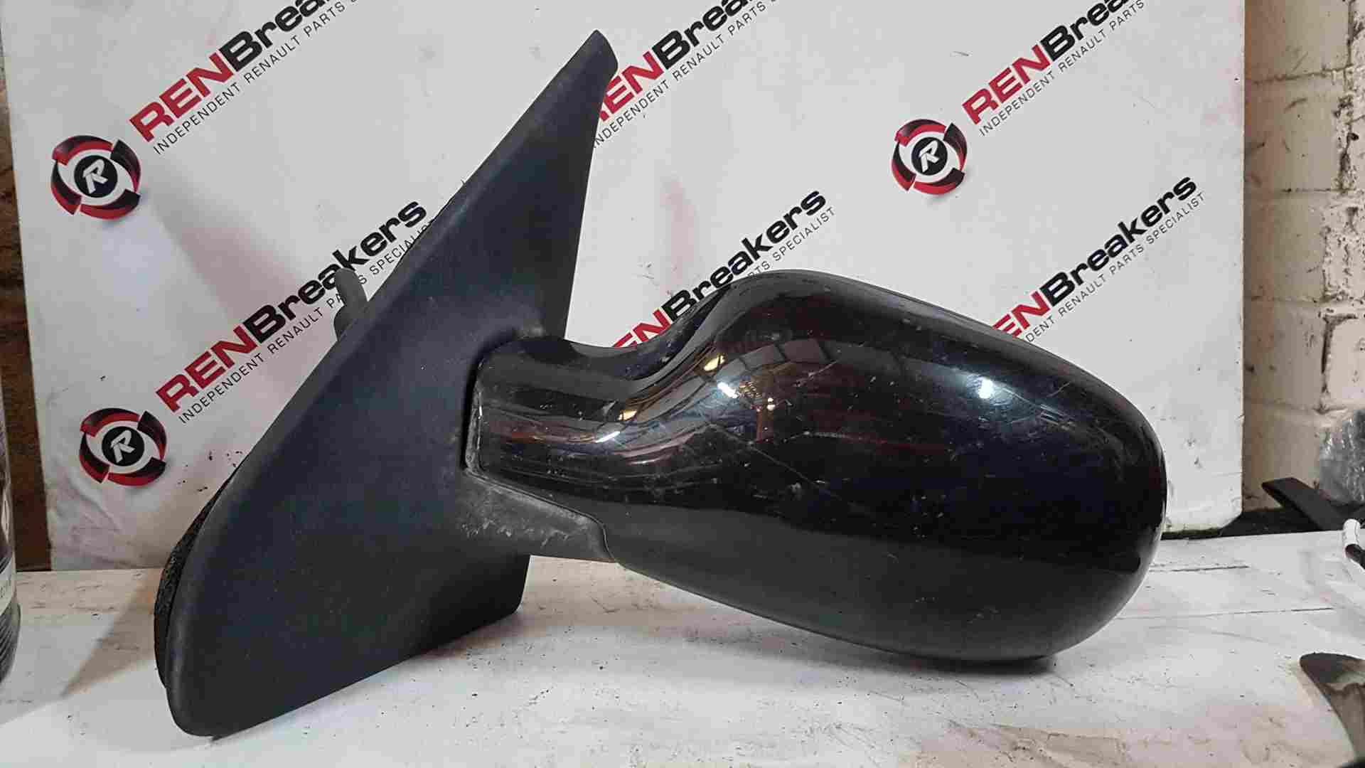 Thumb 2 Renault Clio MK2 2001-2006 Passenger Ns Wing Mirror Black 676 Manual