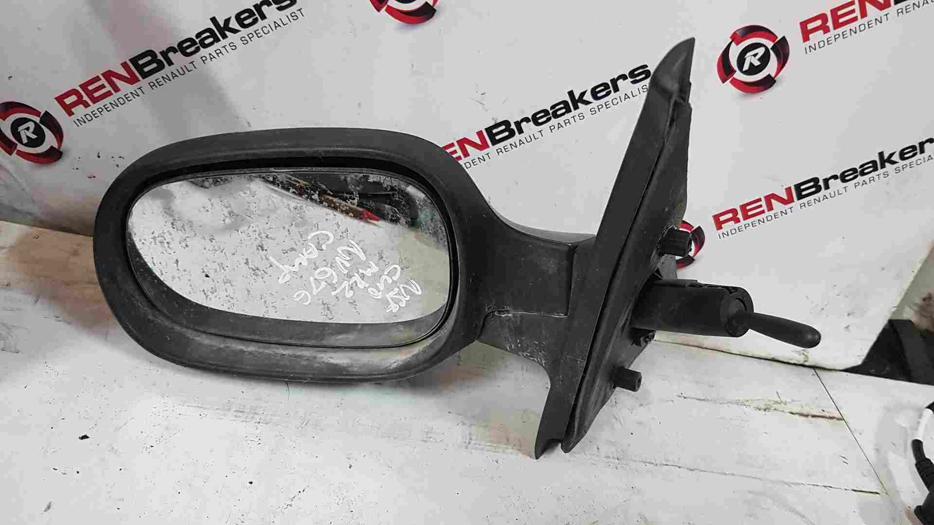 Thumb 3 Renault Clio MK2 2001-2006 Passenger Ns Wing Mirror Black 676 Manual