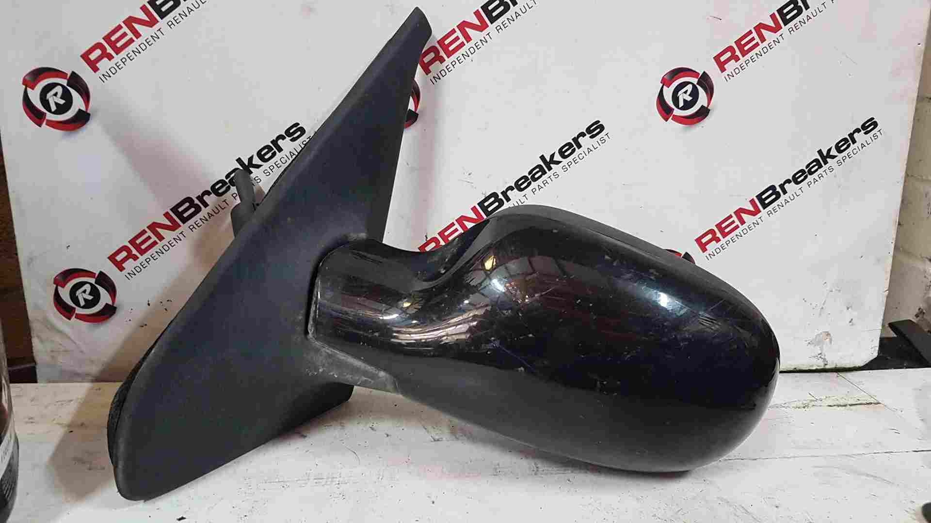 Thumb 4 Renault Clio MK2 2001-2006 Passenger Ns Wing Mirror Black 676 Manual