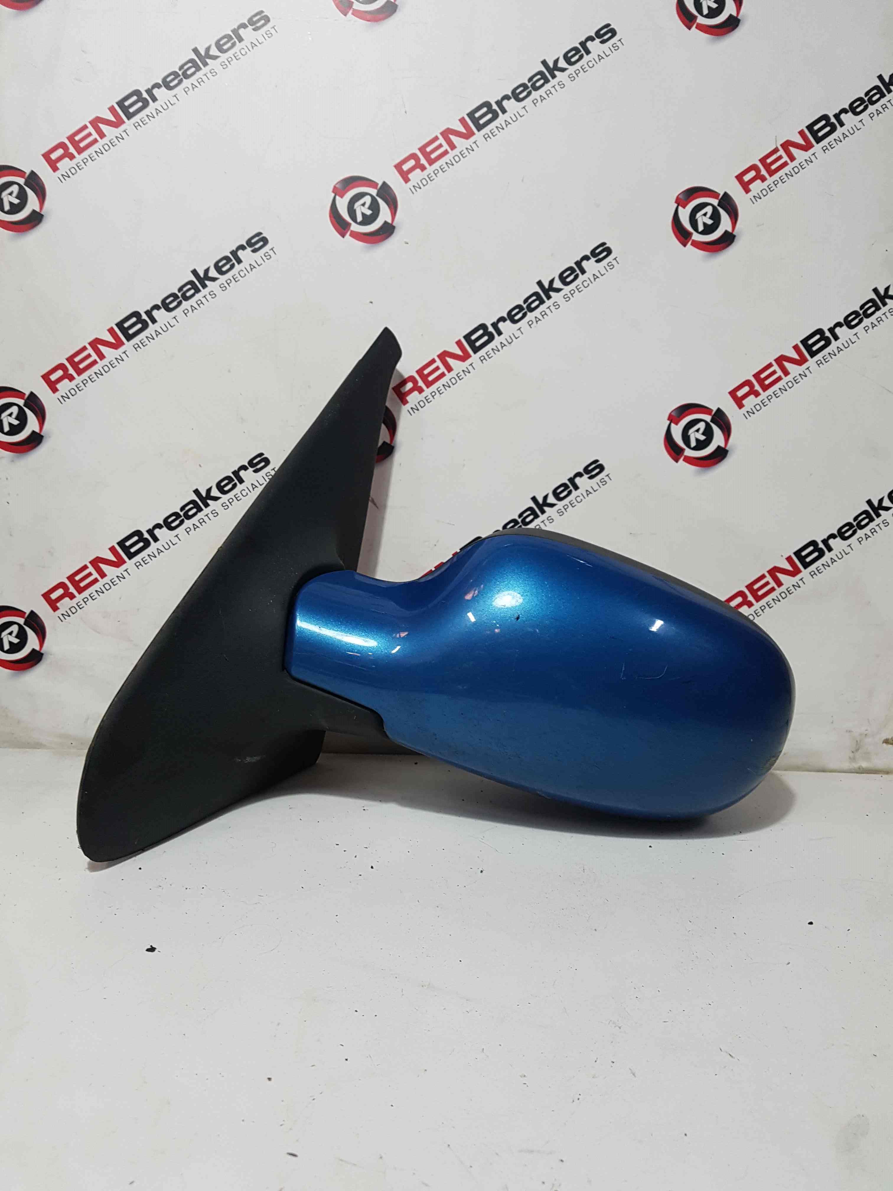 Thumb 2 Renault Clio MK2 2001-2006 Passenger Ns Wing Mirror Blue Ted48