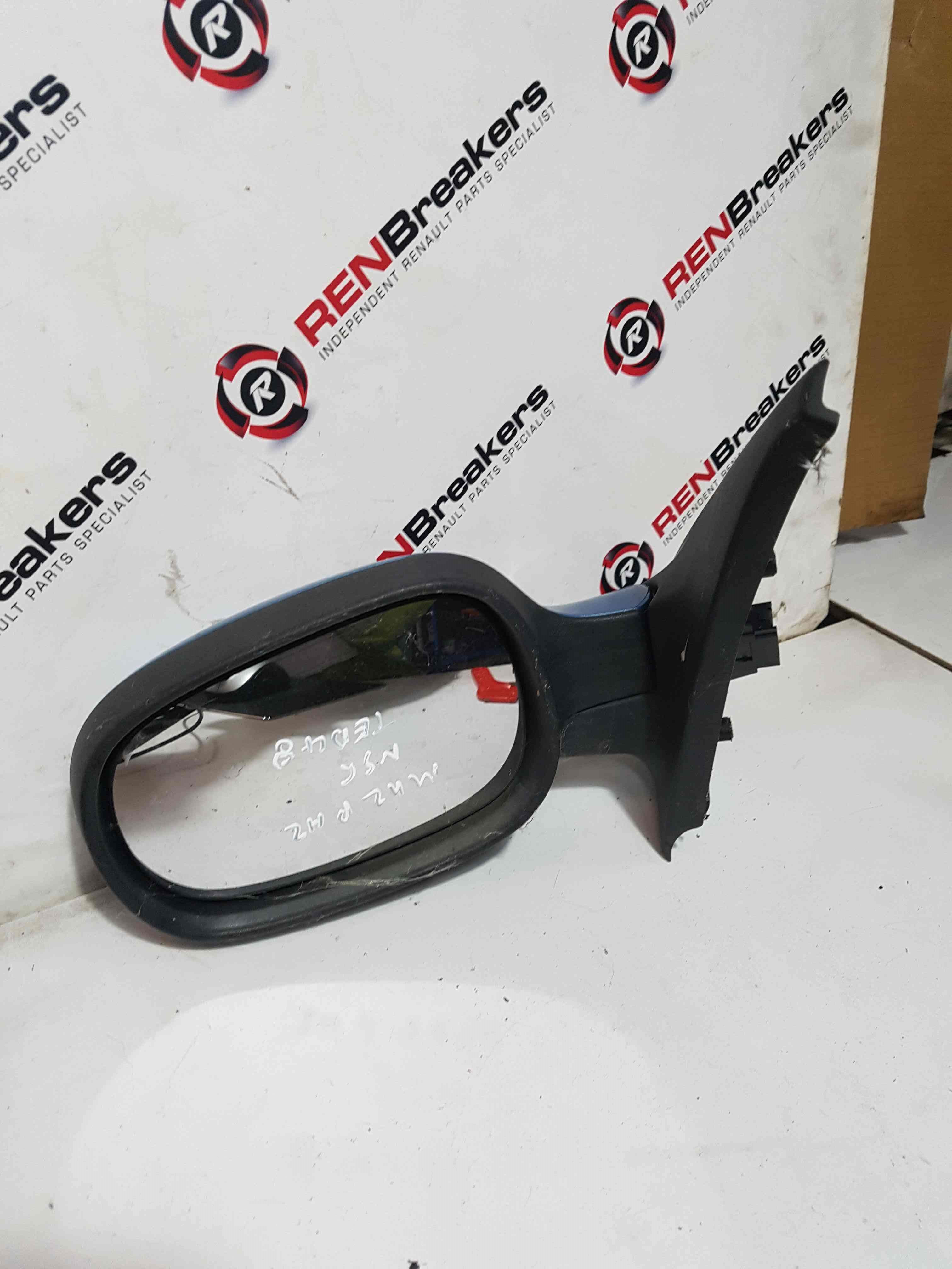 Thumb 5 Renault Clio MK2 2001-2006 Passenger Ns Wing Mirror Blue Ted48
