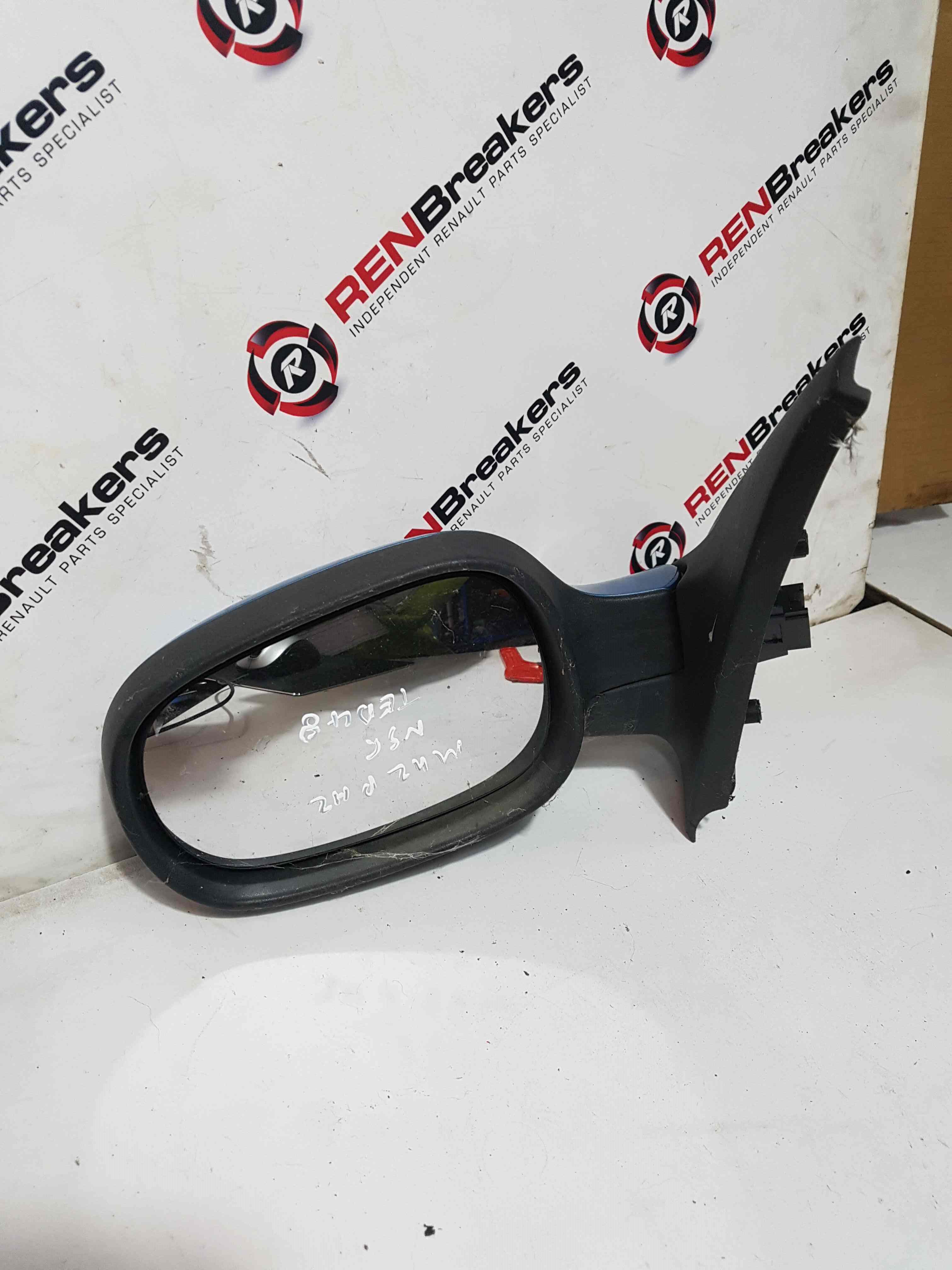 Thumb 6 Renault Clio MK2 2001-2006 Passenger Ns Wing Mirror Blue Ted48