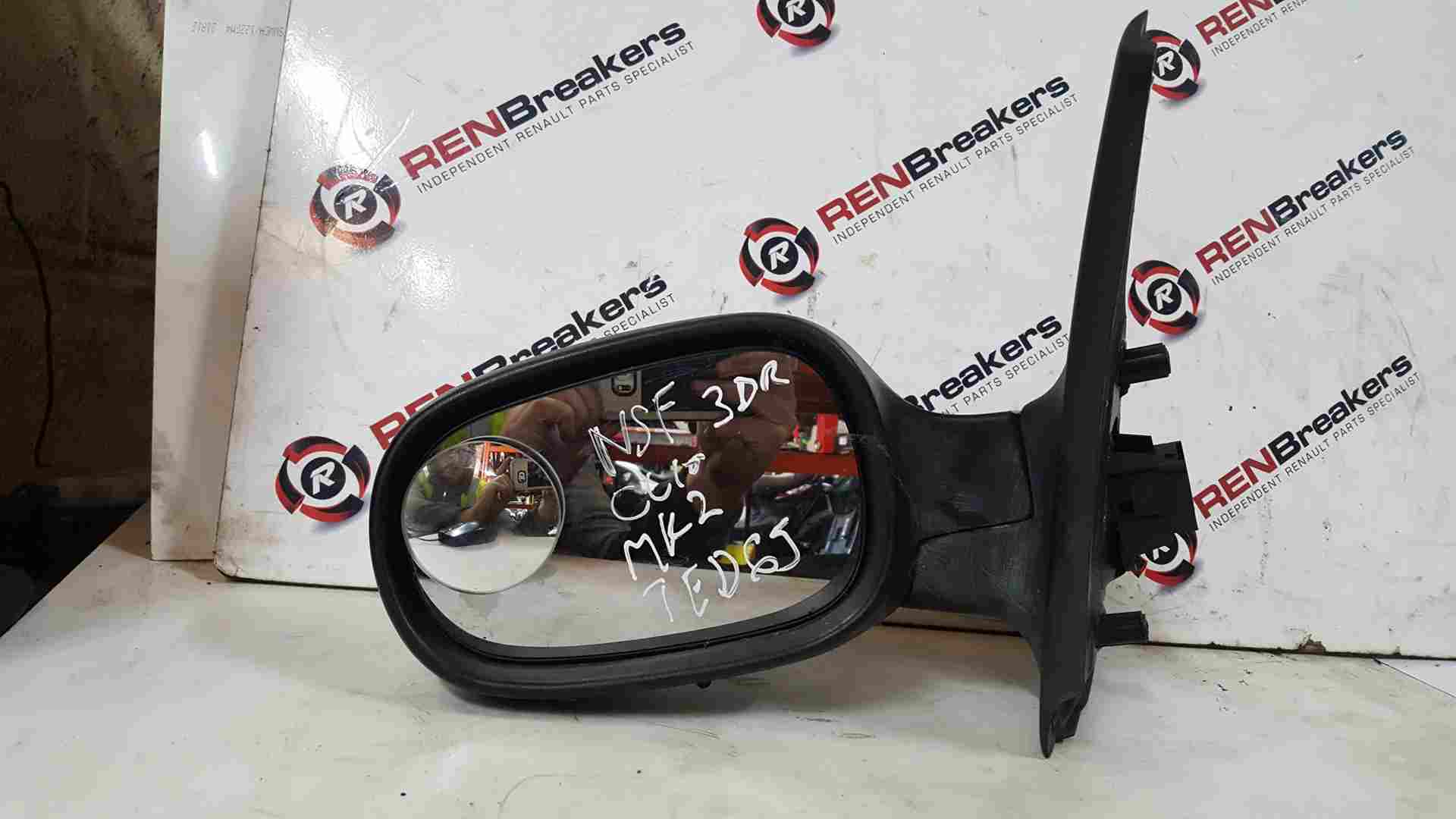 Thumb 2 Renault Clio MK2 2001-2006 Passenger Ns Wing Mirror Electric Purple Ted65 