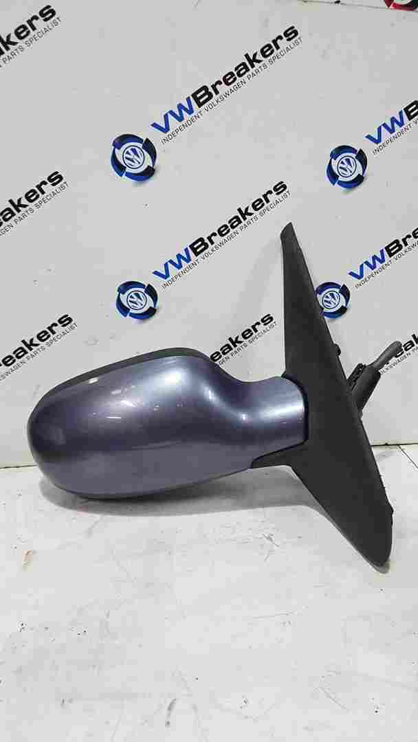 Thumb 5 Renault Clio MK2 2001-2006 Passenger Ns Wing Mirror Purple Silver Mv671