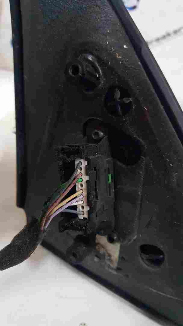 Thumb 7 Renault Clio MK2 2001-2006 Passenger Ns Wing Mirror Silver Purple Teb65