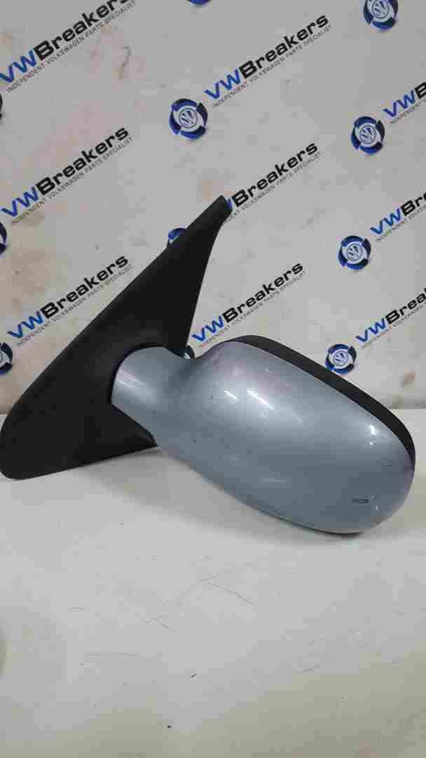 Renault Clio MK2 2001-2006 Passenger Ns Wing Mirror Silver Purple Teb65