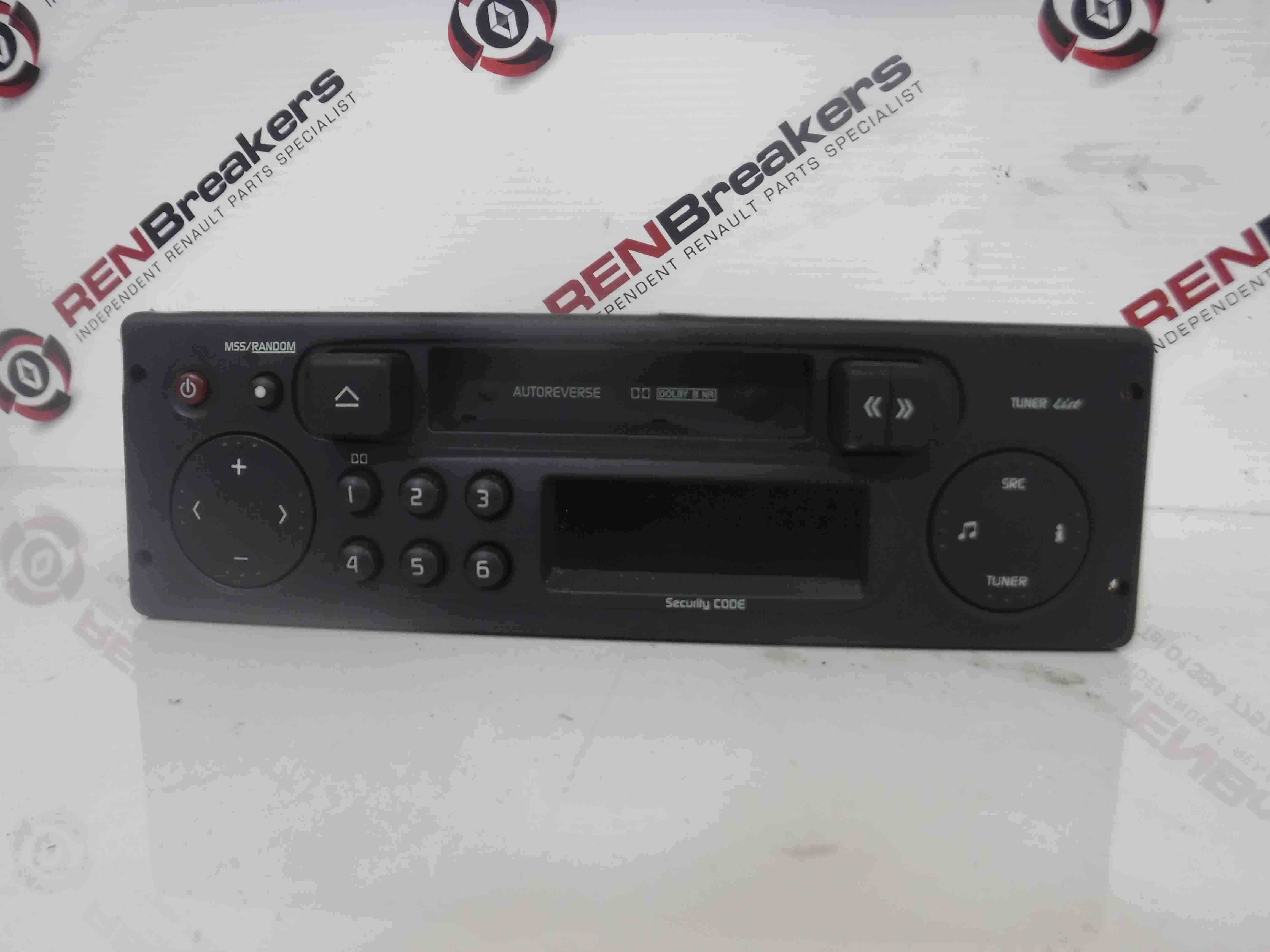 Renault Clio MK2 2001-2006 Radio Tape Casette Player Code 8200113800 - Store - Renault Breakers - Used Renault Car Parts & Specialist
