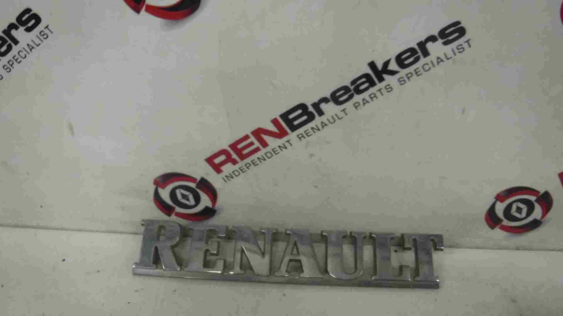 Renault Clio MK2 2001-2006 Rear Boot Tailgate Renault Badge Letters Emblem
