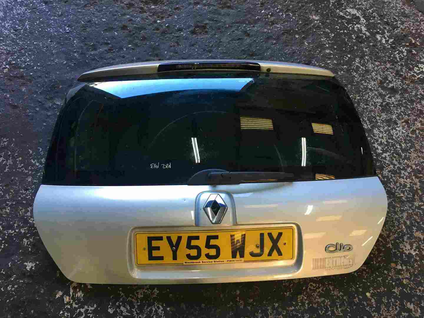 Renault Clio MK2 2001-2006 Rear Boot Tailgate Silver TED69