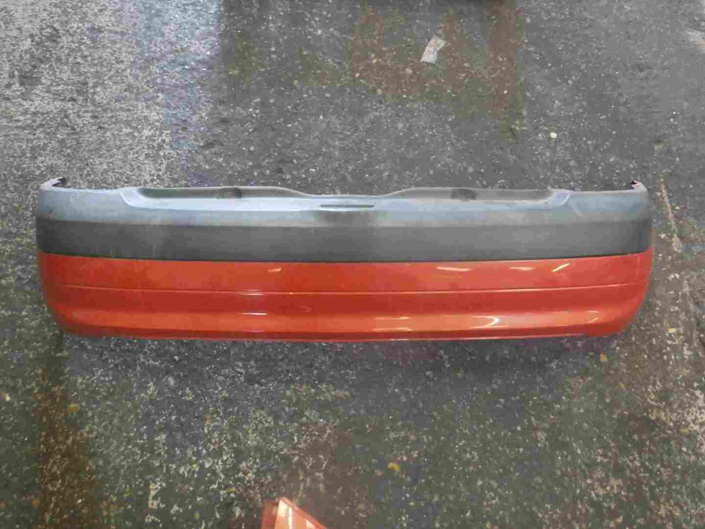 Renault Clio MK2 2001-2006 Rear Bumper Orange Red TED33