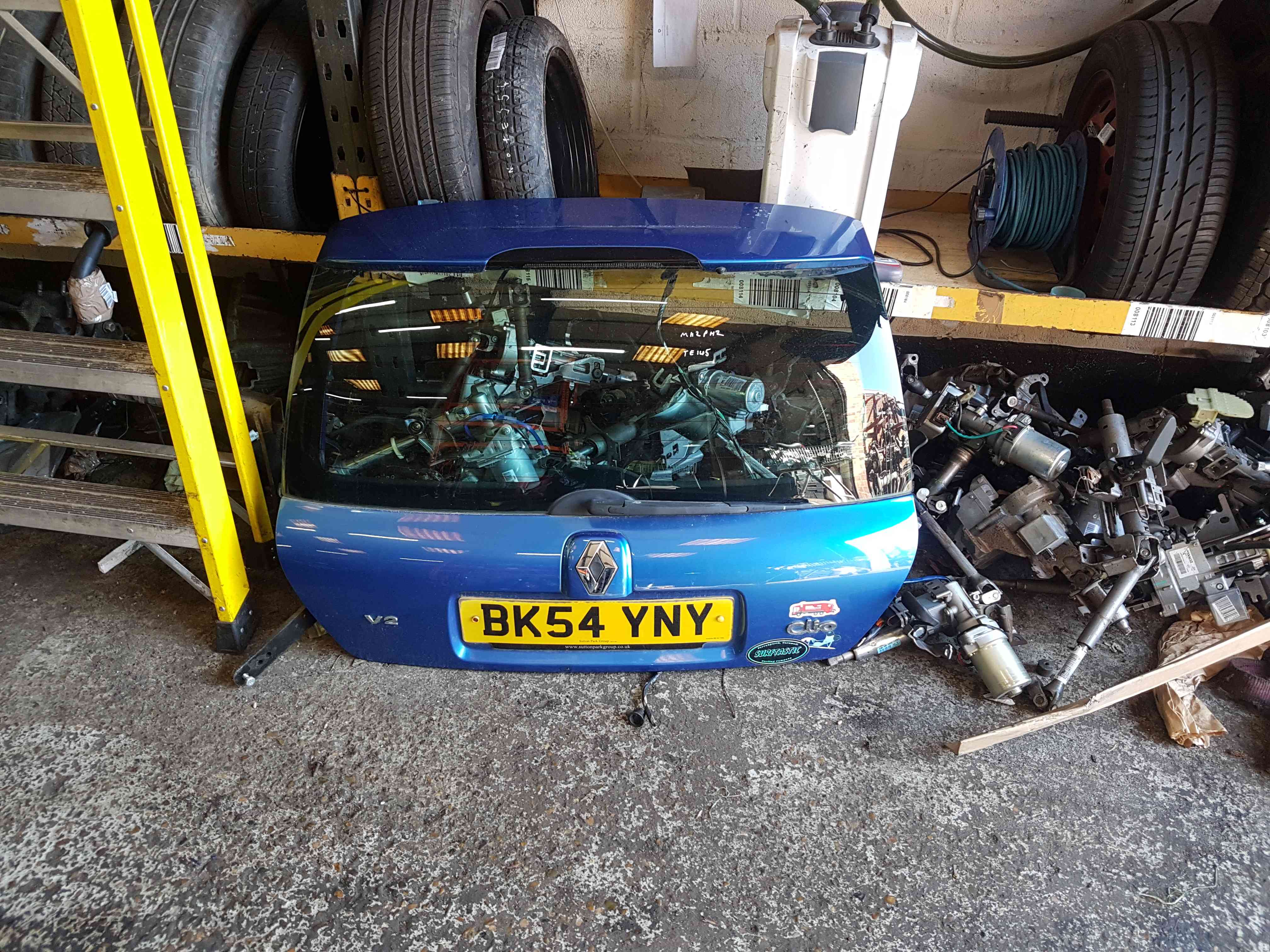 Thumb 6 Renault Clio MK2 2001-2006 Rear Tailgate Boot Blue Tei45 Te145