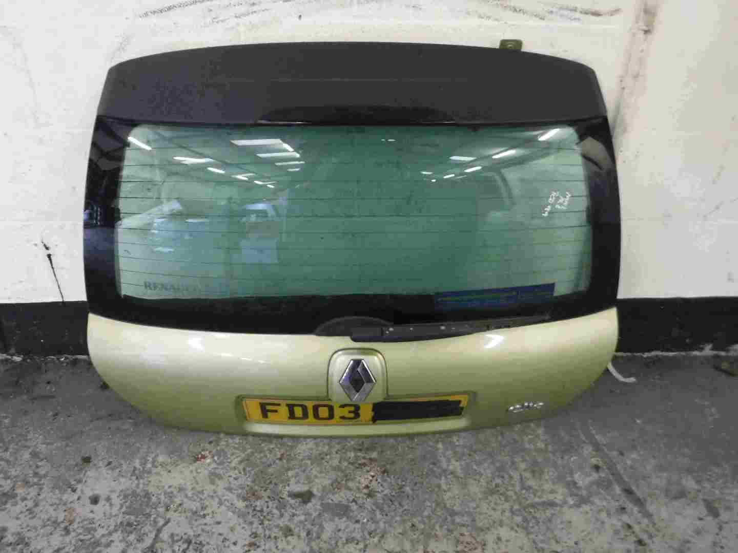 Renault Clio MK2 2001-2006 Rear Tailgate Boot Green Yellow TED99