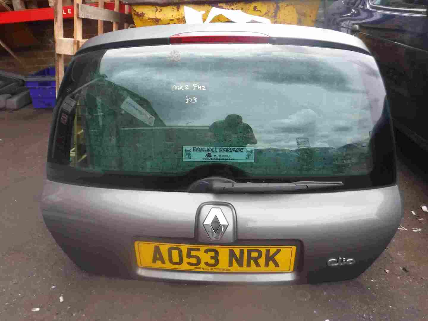 Renault Clio MK2 2001-2006 Rear Tailgate Boot Grey 603