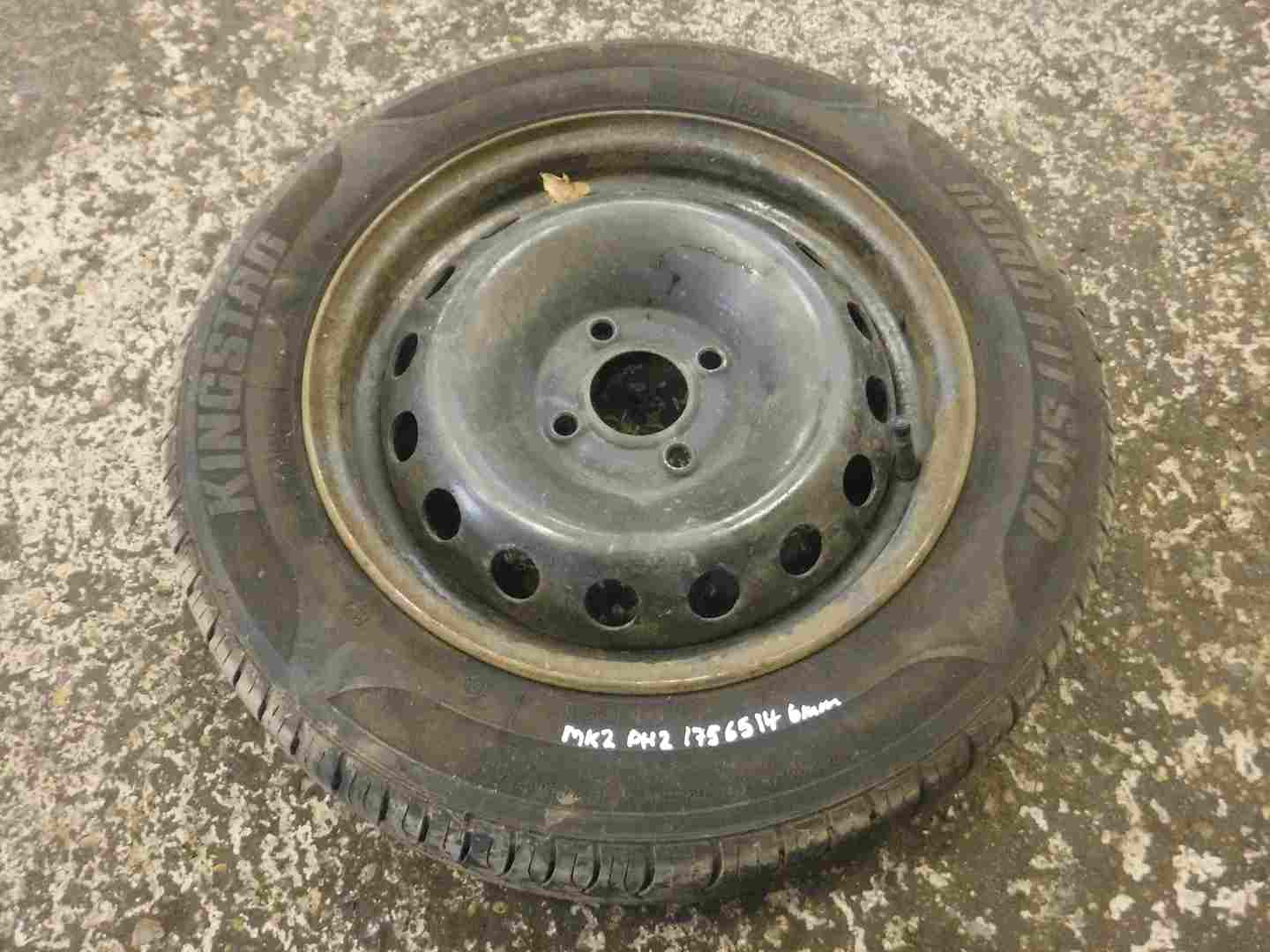Renault Clio MK2 2001-2006 Steel Wheel RIM + Tyre 175 65 14 4Mm Tread 3/5