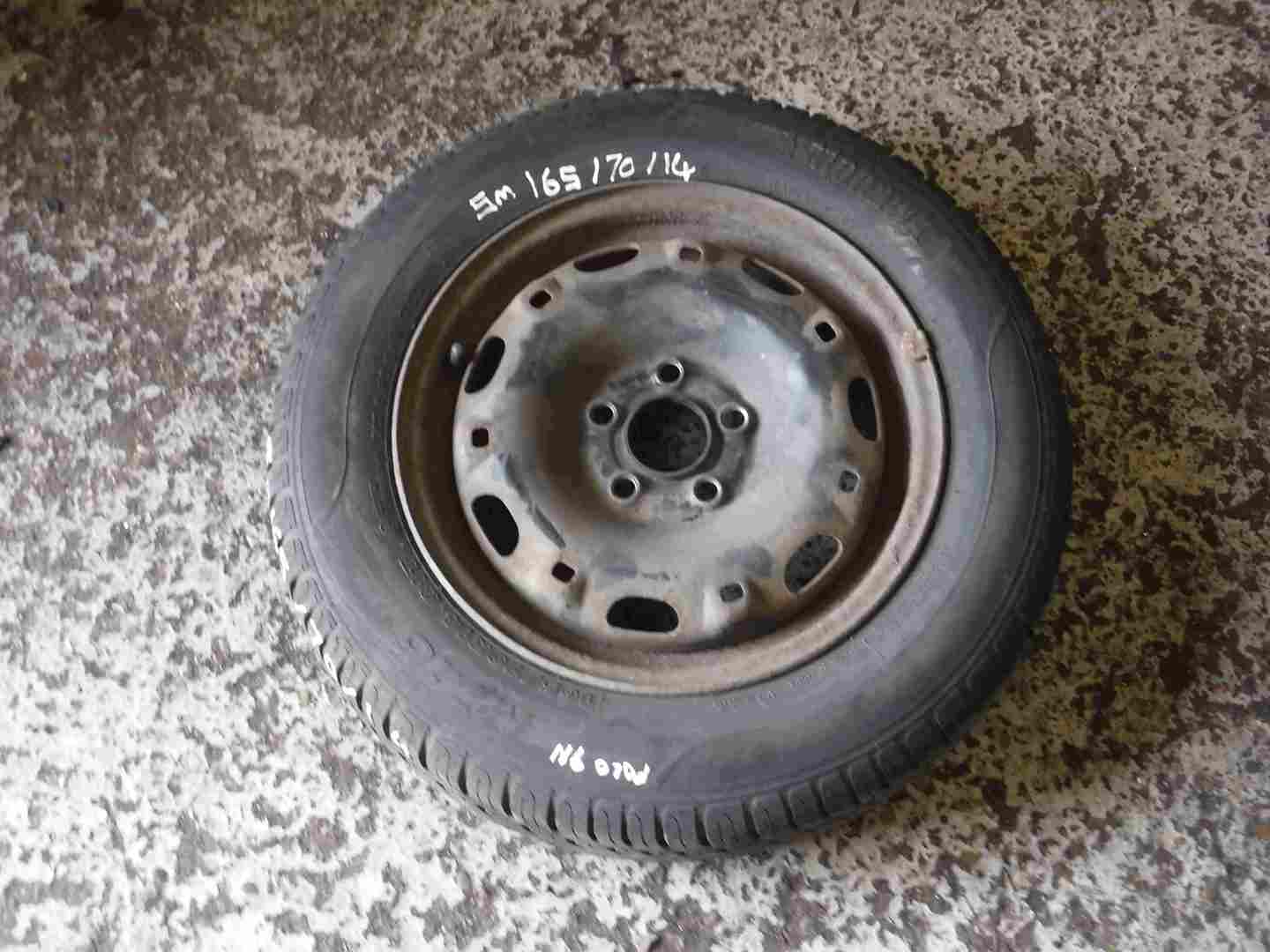 Renault Clio MK2 2001-2006 Steel Wheel Rim + Tyre 165 70 14 5mm Tread