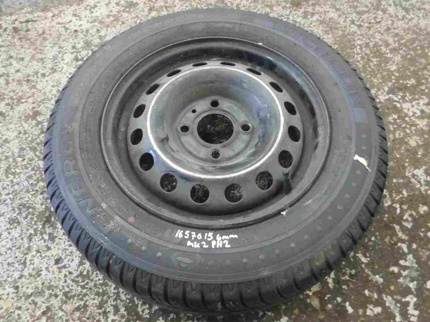Renault Clio MK2 2001-2006 Steel Wheel Rim + Tyre 165 70 15 6mm Tread