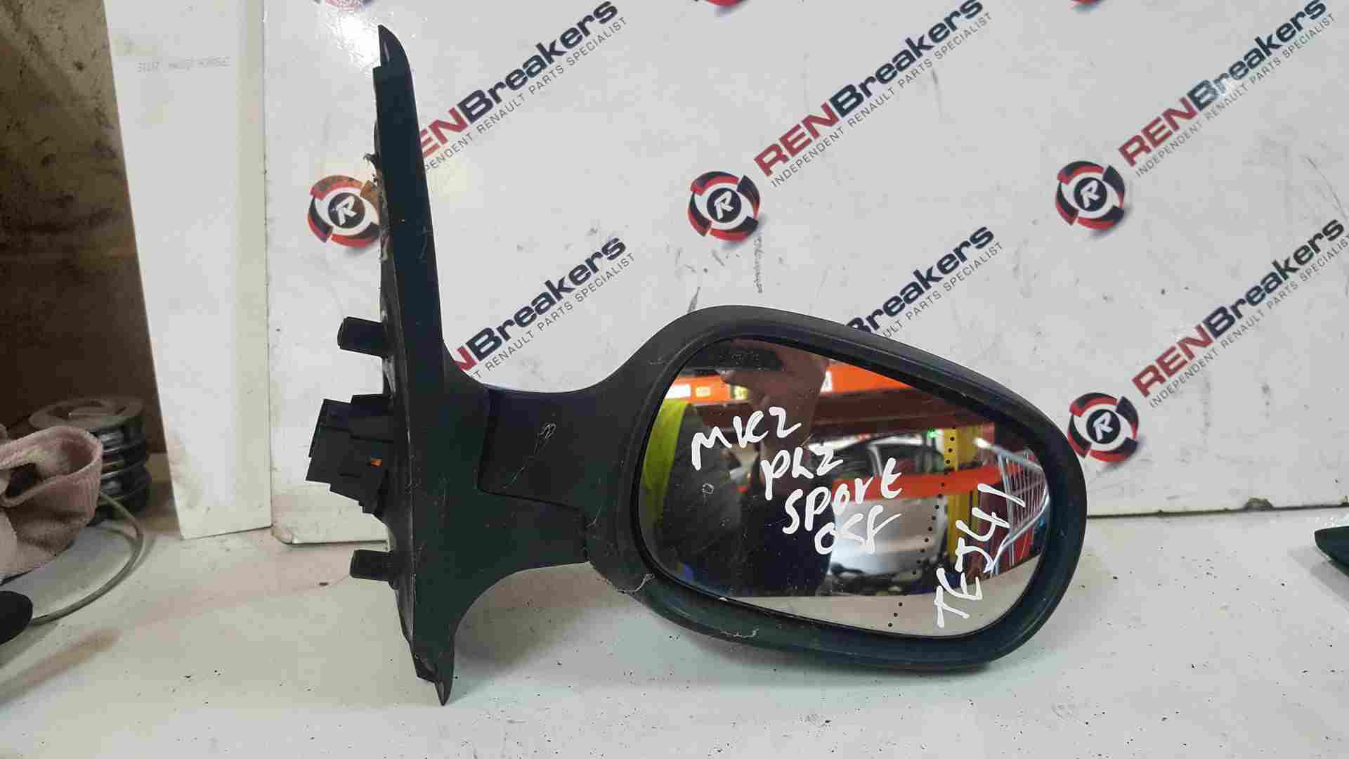 Thumb 2 Renault Clio MK2 Sport 2001-2006 Tej41 Drivers OSF Os Front Wing Mirror Electric