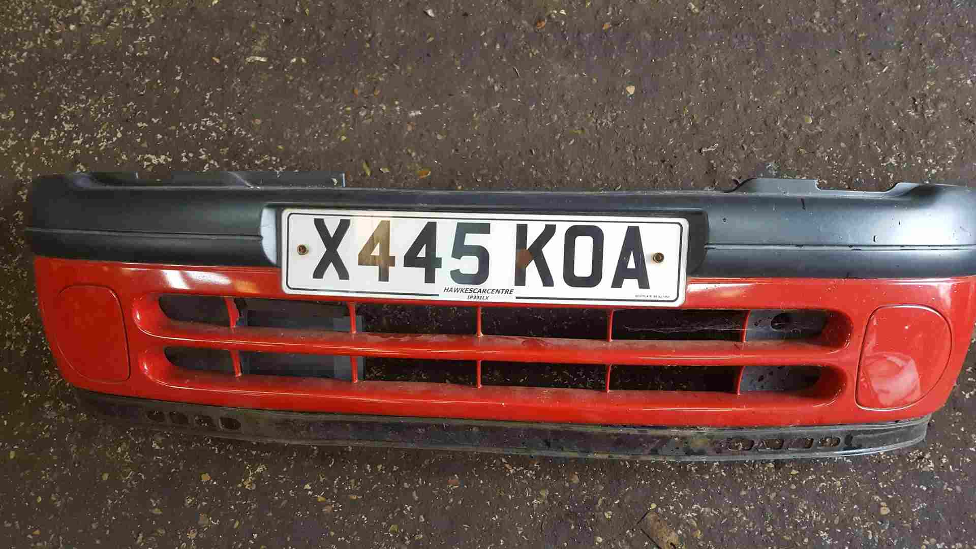 Thumb 2 Renault Clio MK2 ph1 1998-2001 Front Bumper RED Ov727