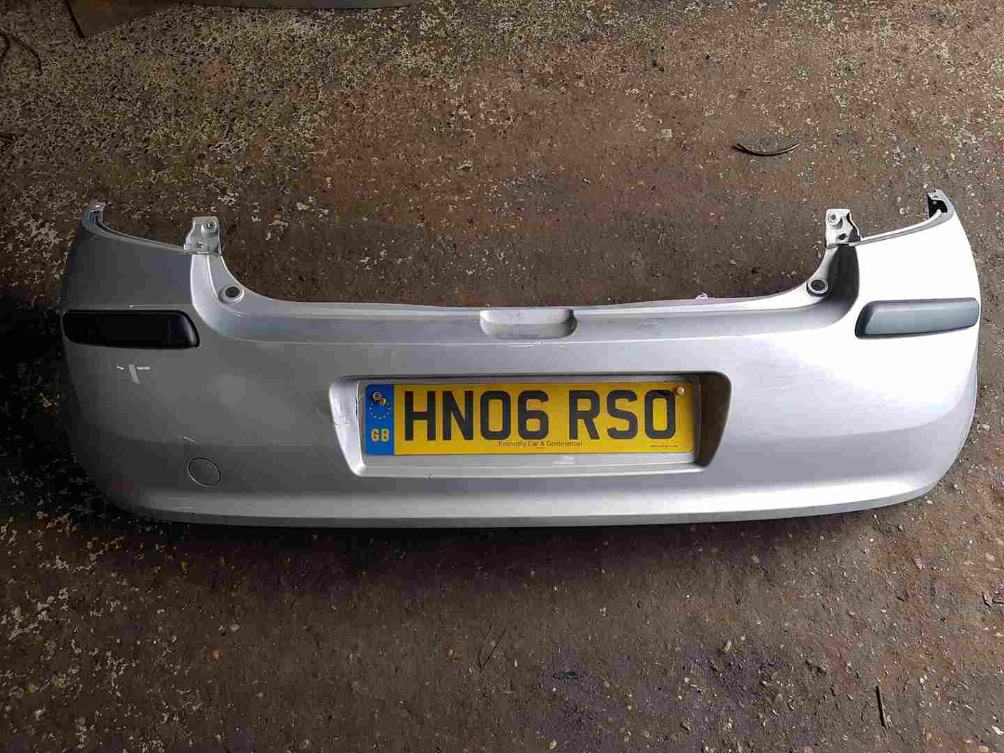 Renault Clio MK3 2005-2008 Rear Bumper Ted69 Silver