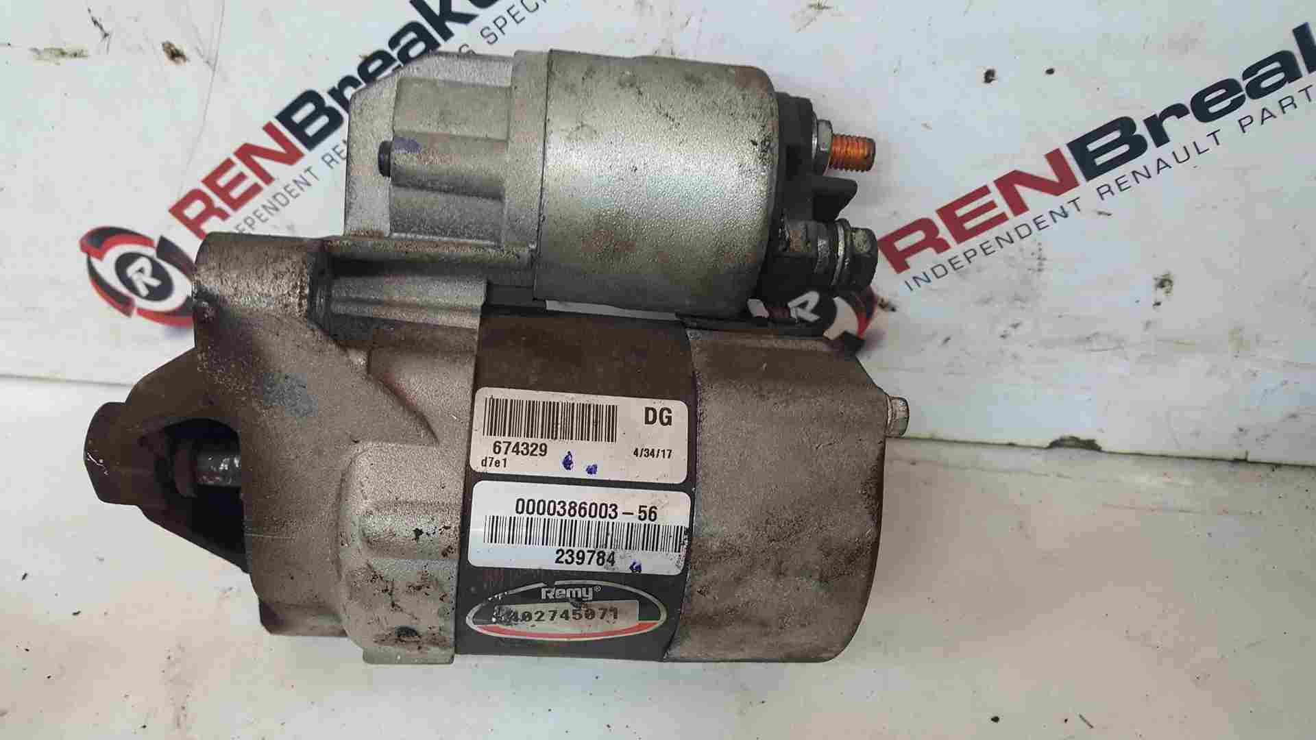 Thumb 3 Renault Clio MK3 2005-2009 1.2 16V Starter Motor Remy D4F740 40274501 0000386003