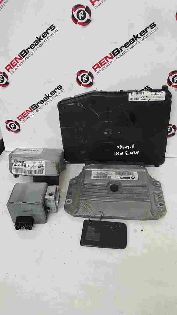 Thumb 4 Renault Clio MK3 2005-2009 1.4 16v ECU Set UCH BCM Immobiliser + Key Card