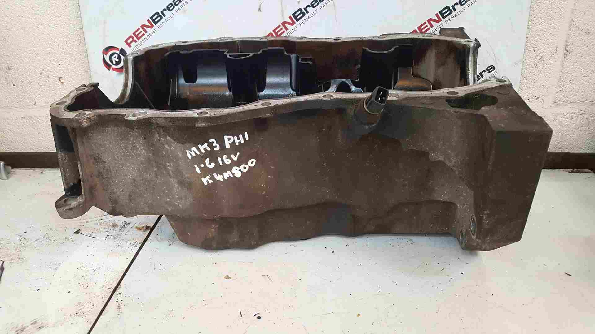 Thumb 3 Renault Clio MK3 2005-2009 1.6 16V Engine OIL Sump PAN K4M800 8200318813
