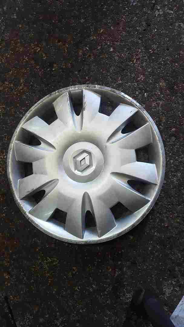 Thumb 2 Renault Clio MK3 2005-2009 Aria Steel Wheel Trim Cover 8200756827 15Inch 3/5