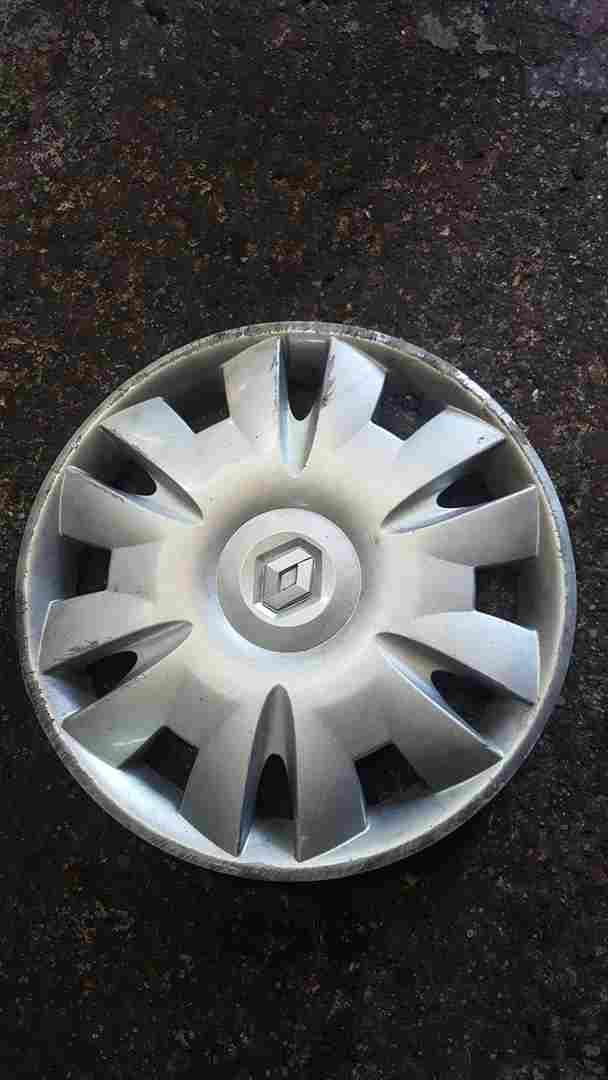 Thumb 3 Renault Clio MK3 2005-2009 Aria Steel Wheel Trim Cover 8200756827 15Inch 3/5