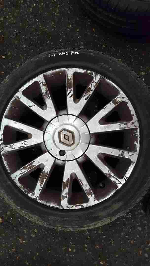 Thumb 11 Renault Clio MK3 2005-2009 Canasta Alloy Wheel + Tyre 195 50 16 7Mm 8201075834