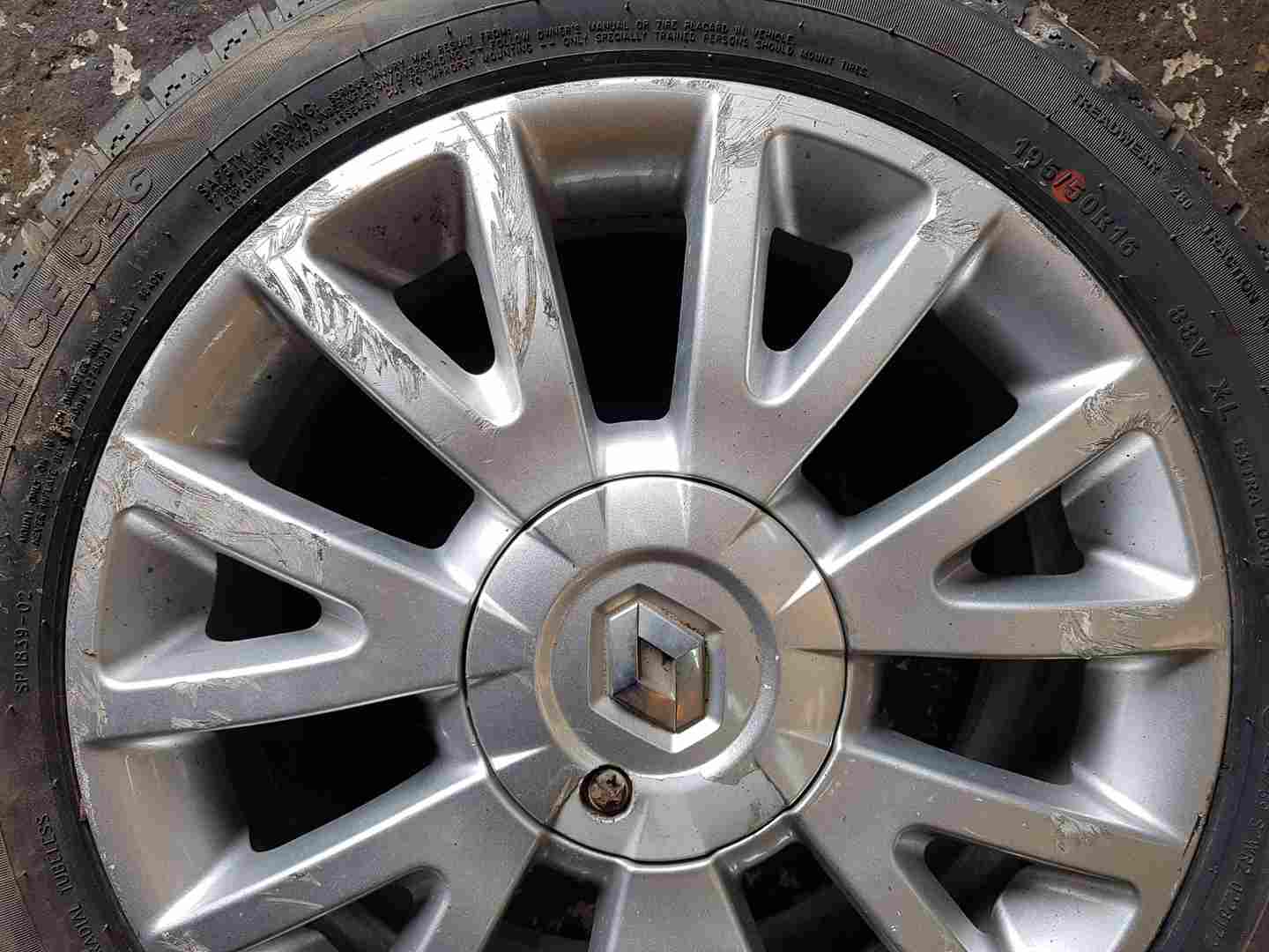 Thumb 3 Renault Clio MK3 2005-2009 Canasta Alloy Wheel + Tyre 195 50 16 7Mm 8201075834