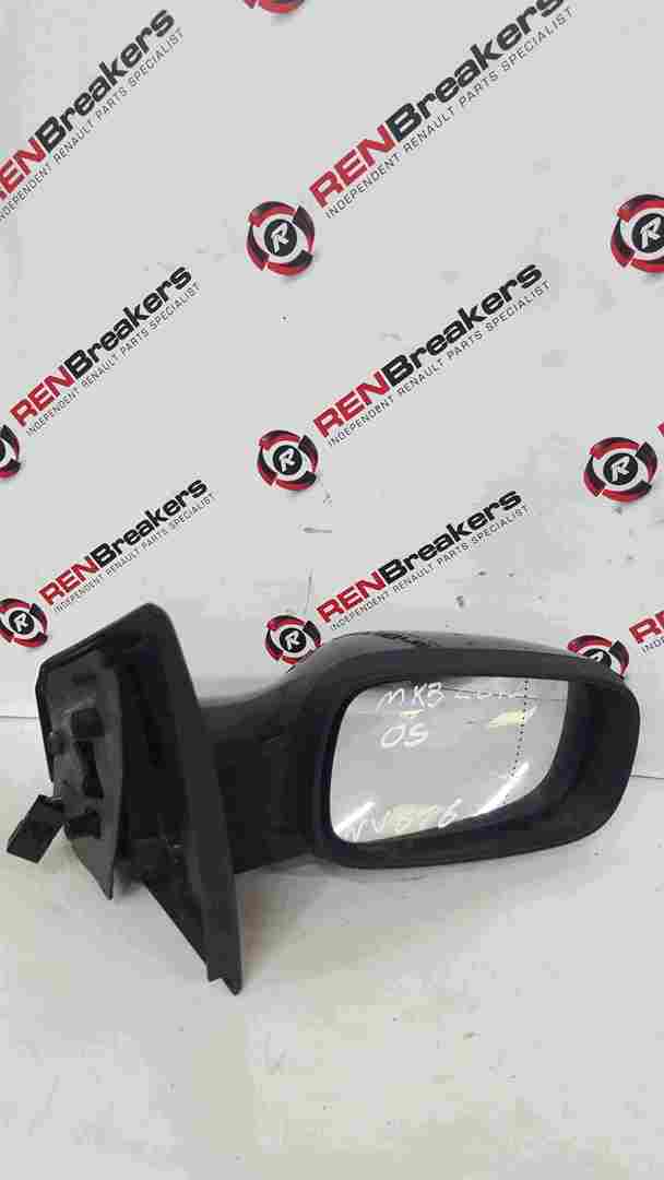 Thumb 3 Renault Clio MK3 2005-2009 Drivers OS Wing Mirror Black 676