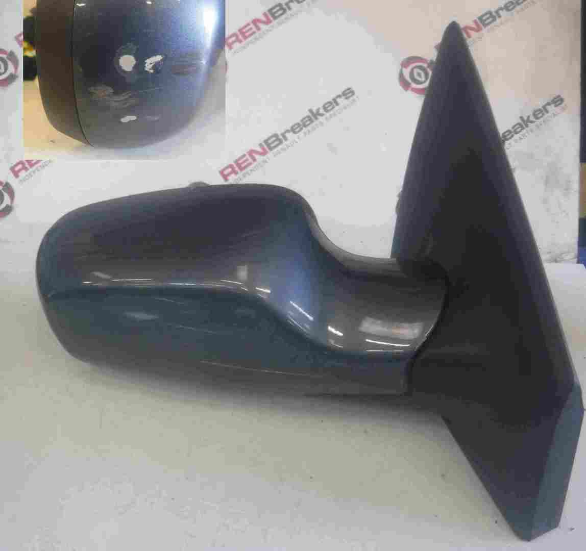 Renault Clio MK3 2005-2009 Drivers OS Wing Mirror Grey Blue Purple TEJ47