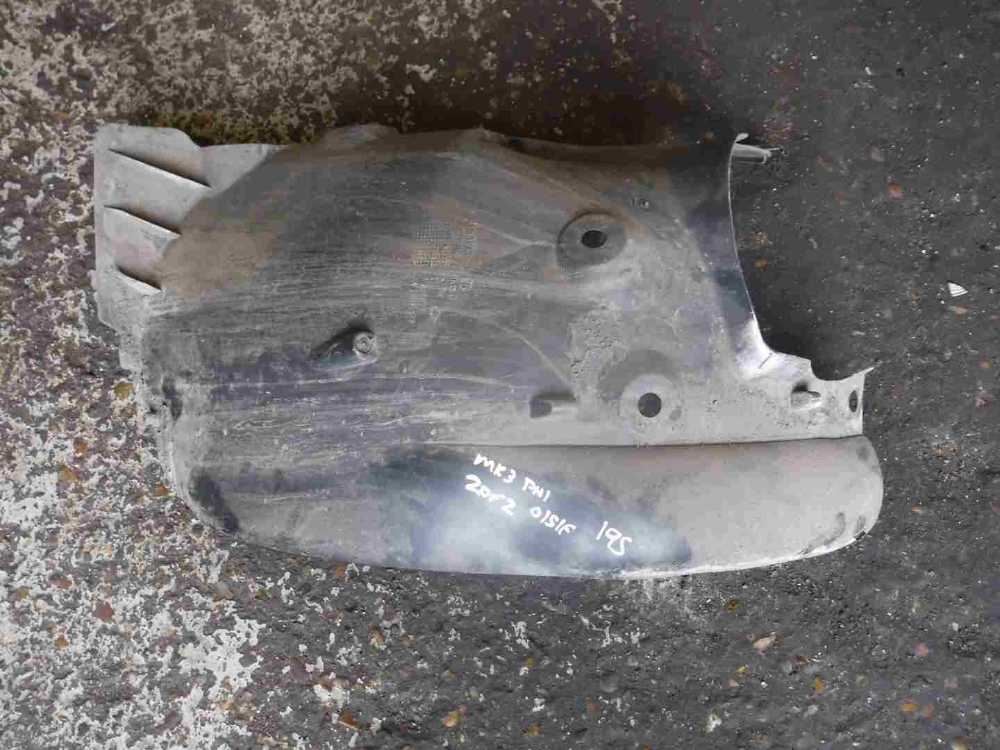 Renault Clio MK3 2005-2009 Drivers OSF Front Arch Liner Guards 195 Rear Part