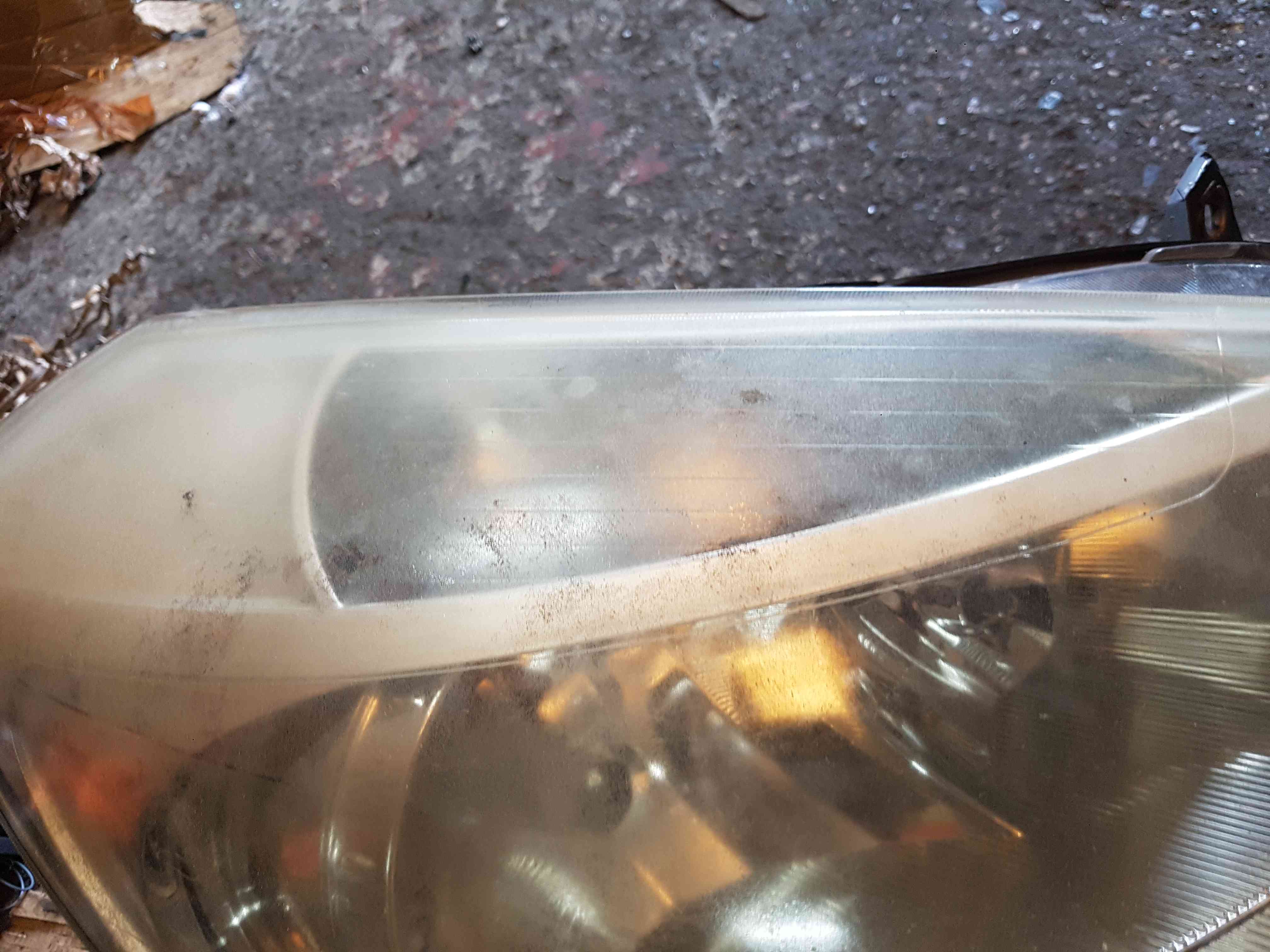 Thumb 7 Renault Clio MK3 2005-2009 Drivers OSF Front Head Lamp Headlight Chrome Cloudy