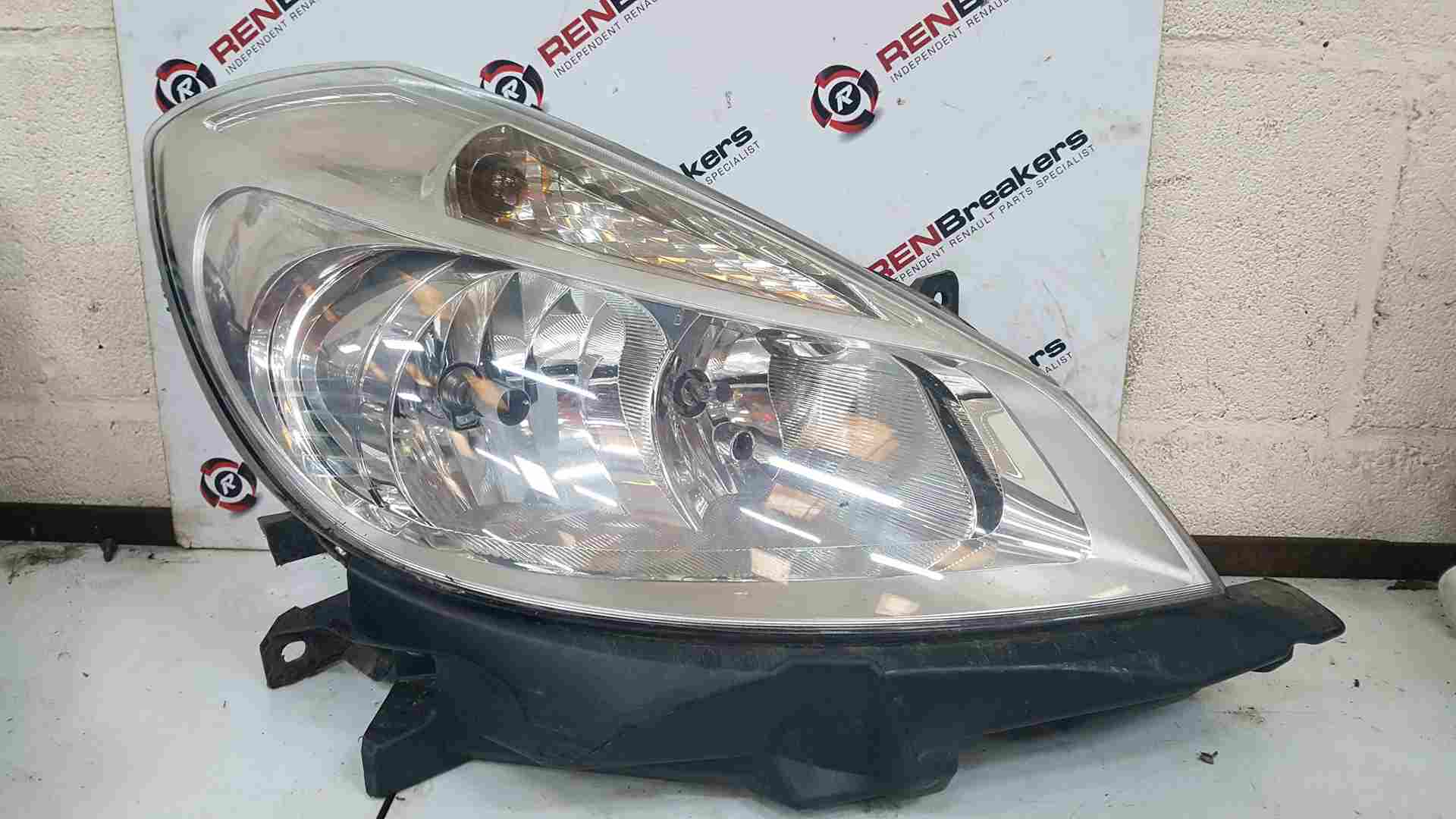 Thumb 5 Renault Clio MK3 2005-2009 Drivers OSF Front Head Lamp Headlight Chrome Scratch