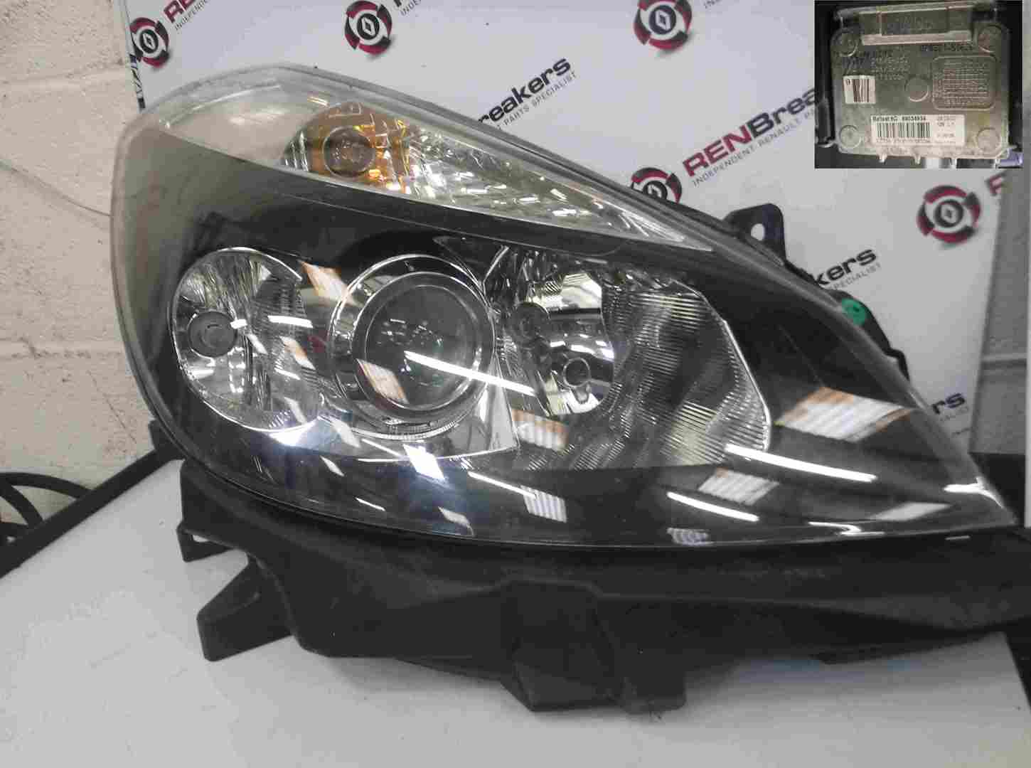 Renault Clio MK3 2005-2009 Drivers OSF Front XENON Headlight Complete
