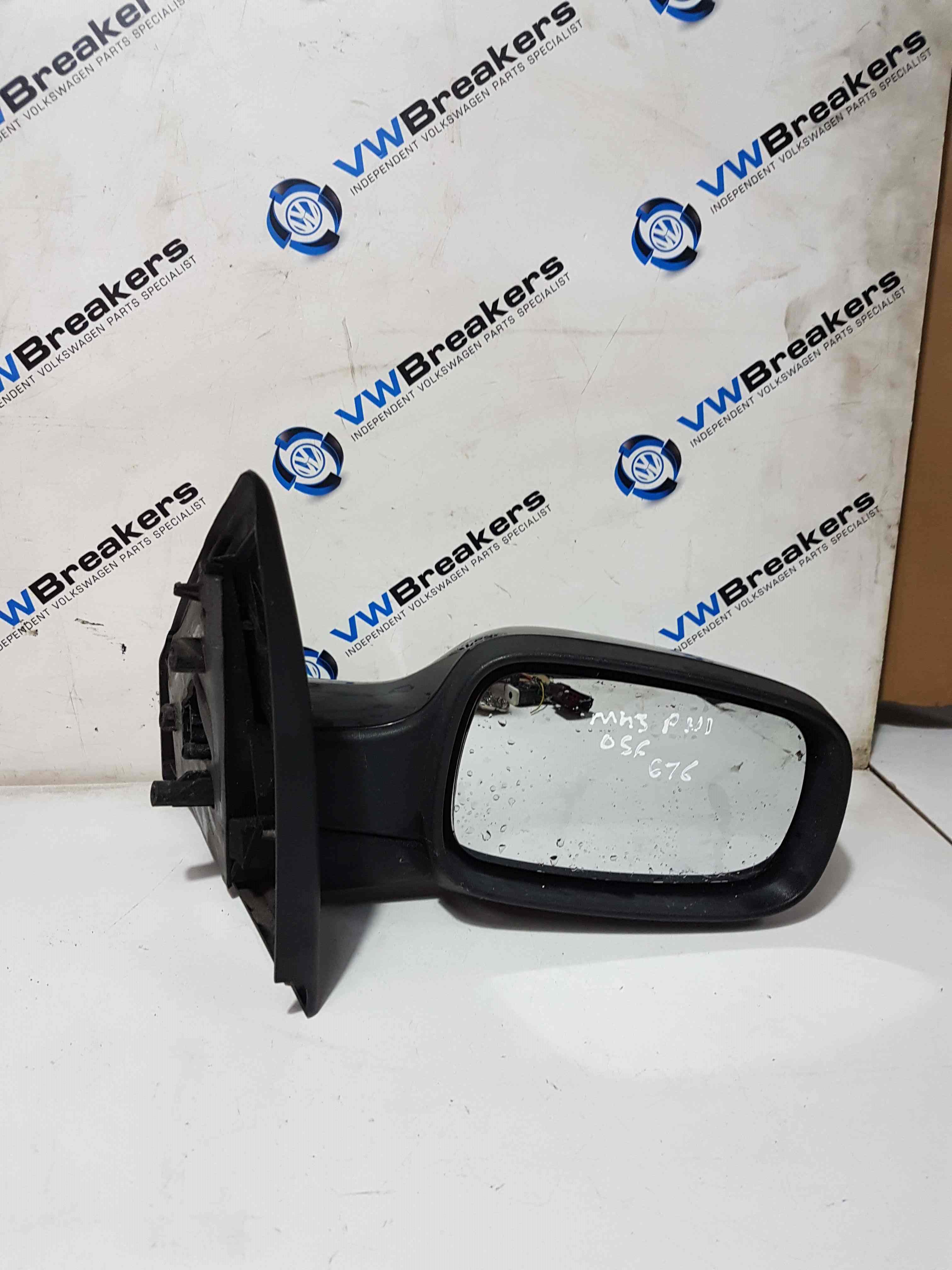 Thumb 3 Renault Clio MK3 2005-2009 Drivers OSF Os Wing Mirror Black 676